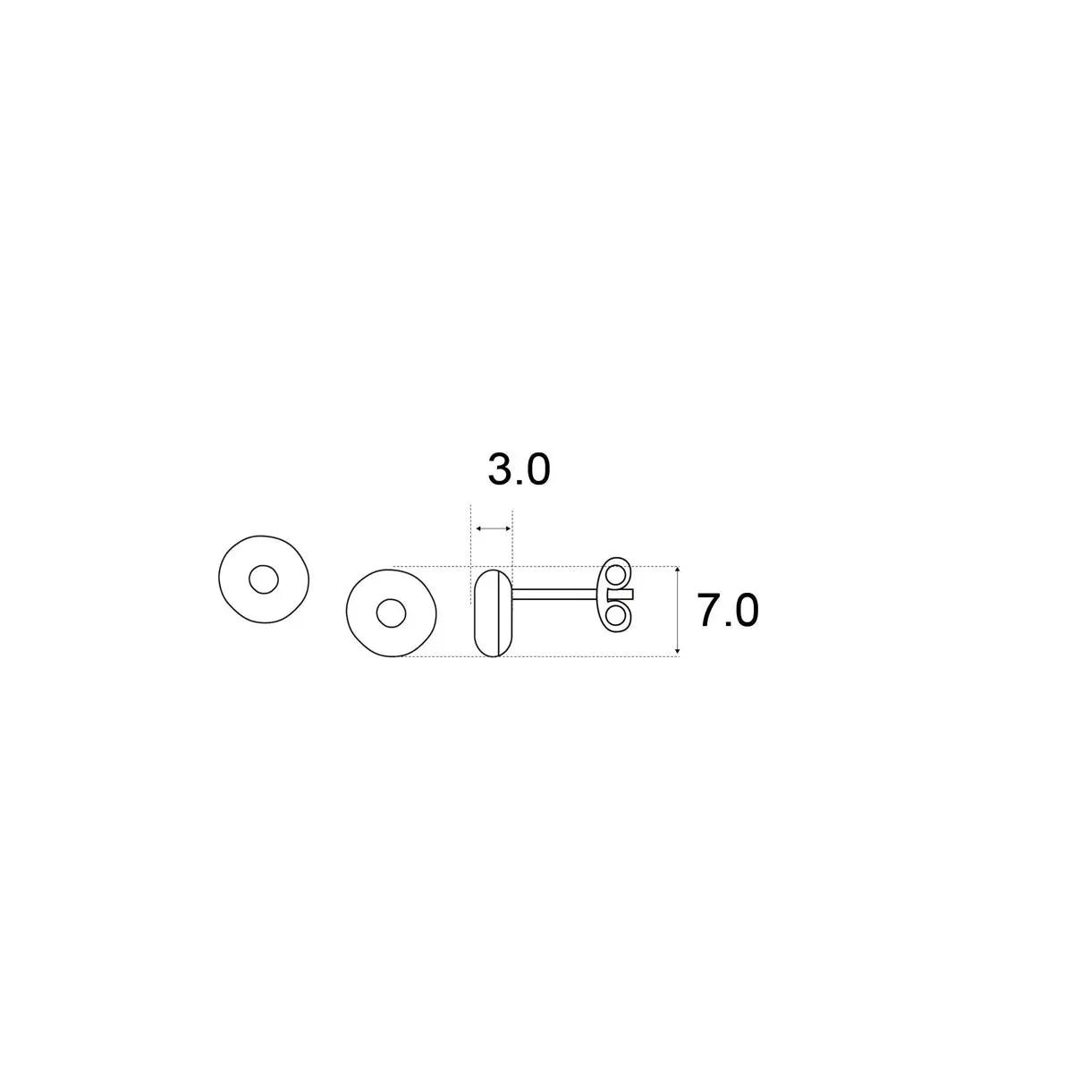 PENDIENTES DONUT FUCSIA - Agatha Ruiz de la Prada