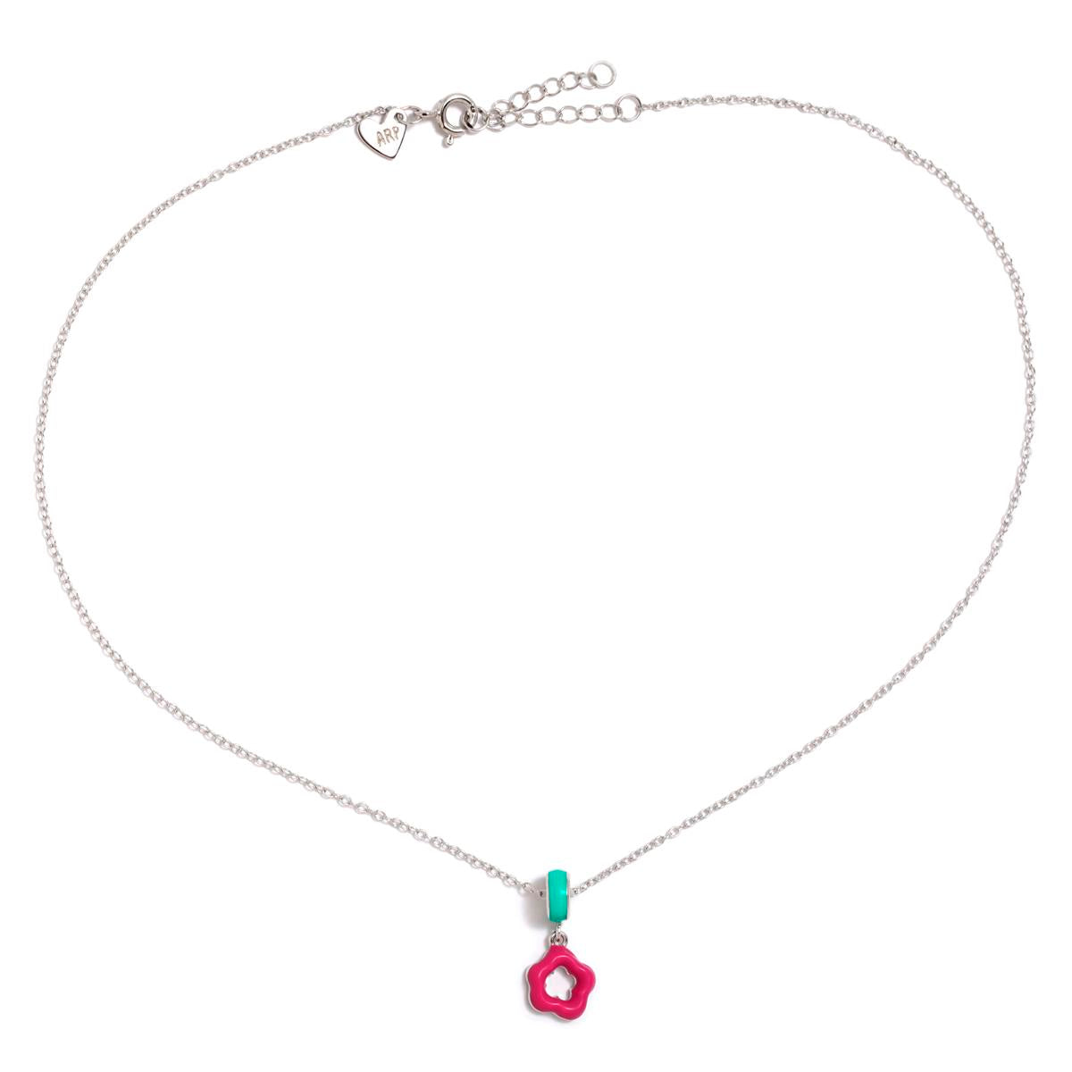 COLGANTE DONUT FLOR FUCSIA