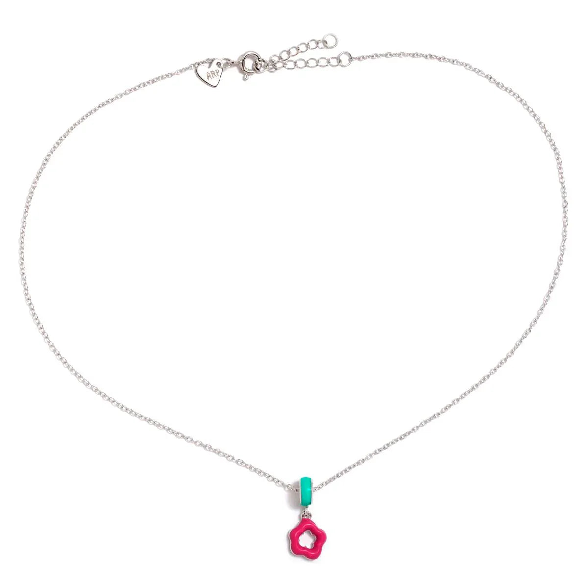 COLGANTE DONUT FLOR FUCSIA - Agatha Ruiz de la Prada