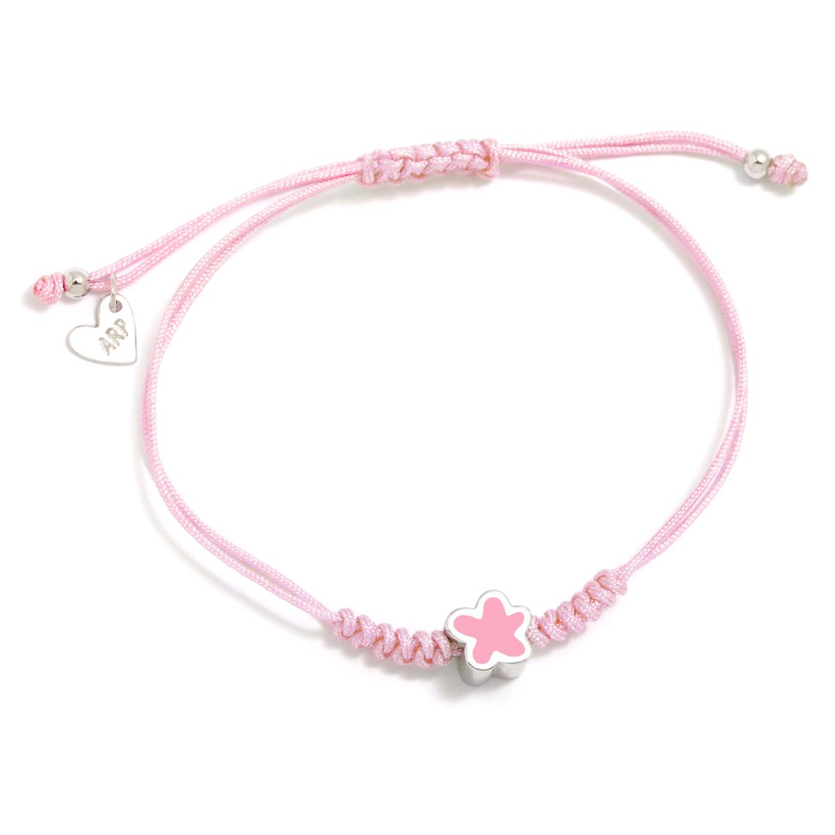 PULSERA CORDON FLOR KILO ROSA
