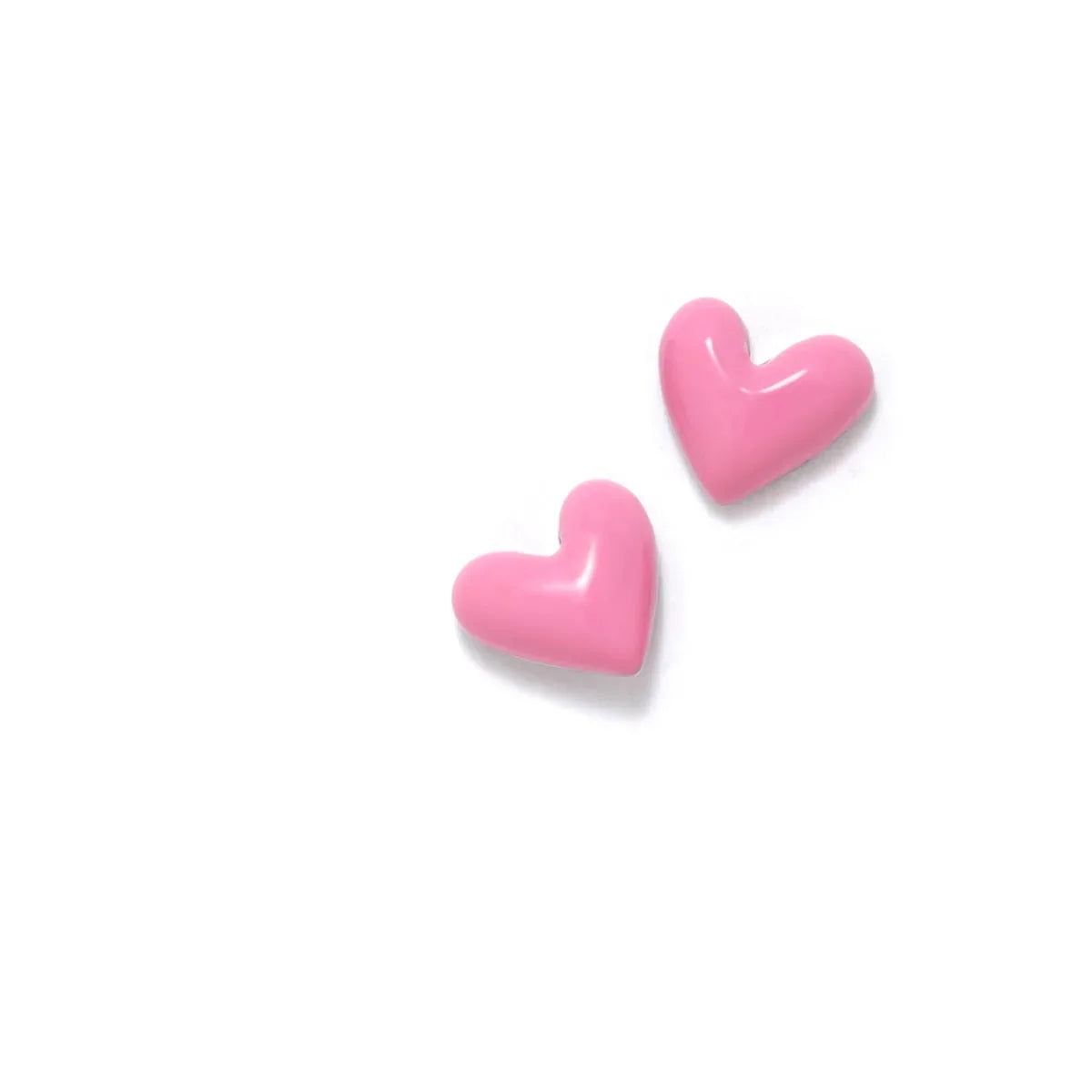 PENDIENTES CHARM CORAZON ROSA - Agatha Ruiz de la Prada