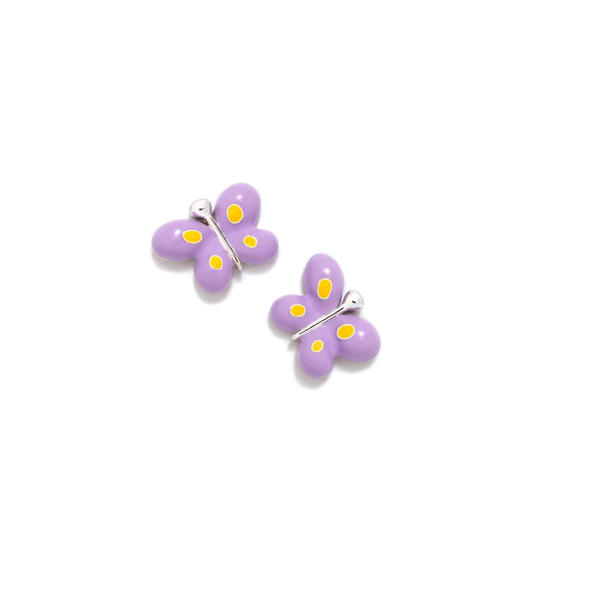 PENDIENTES CHARM MARIPOSA PEQUE MORADO
