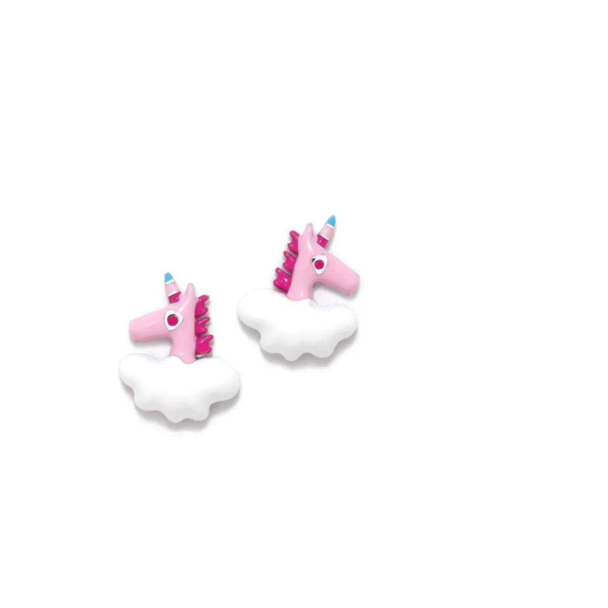 PENDIENTES CHARM UNICORNIO ROSA - Agatha Ruiz de la Prada