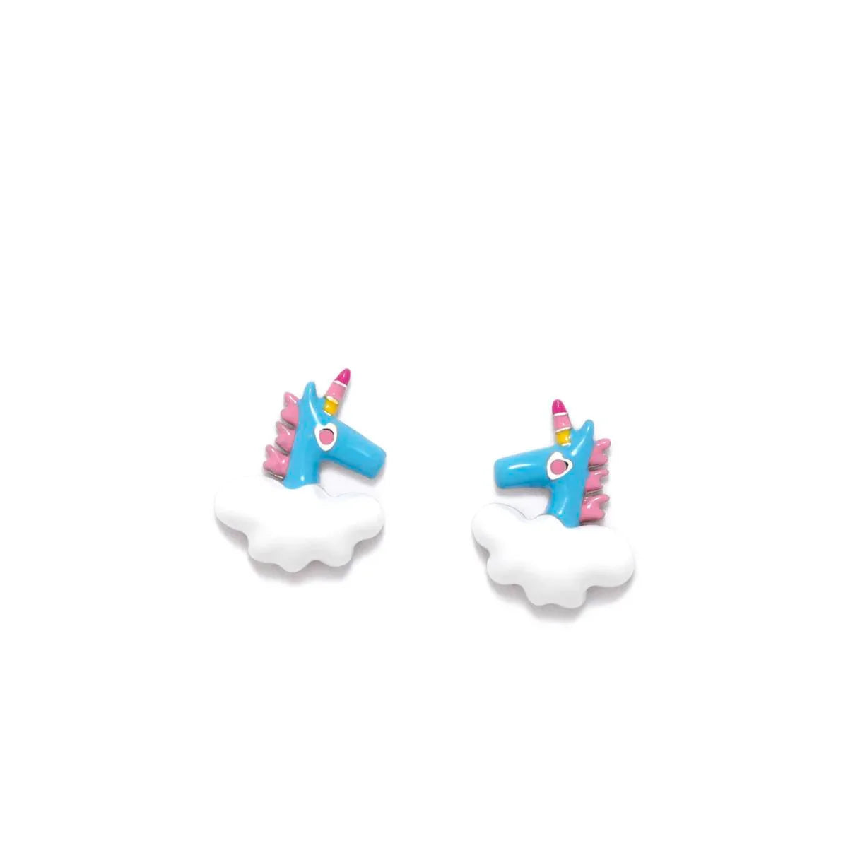 PENDIENTES CHARM UNICORNIO AZUL - Agatha Ruiz de la Prada