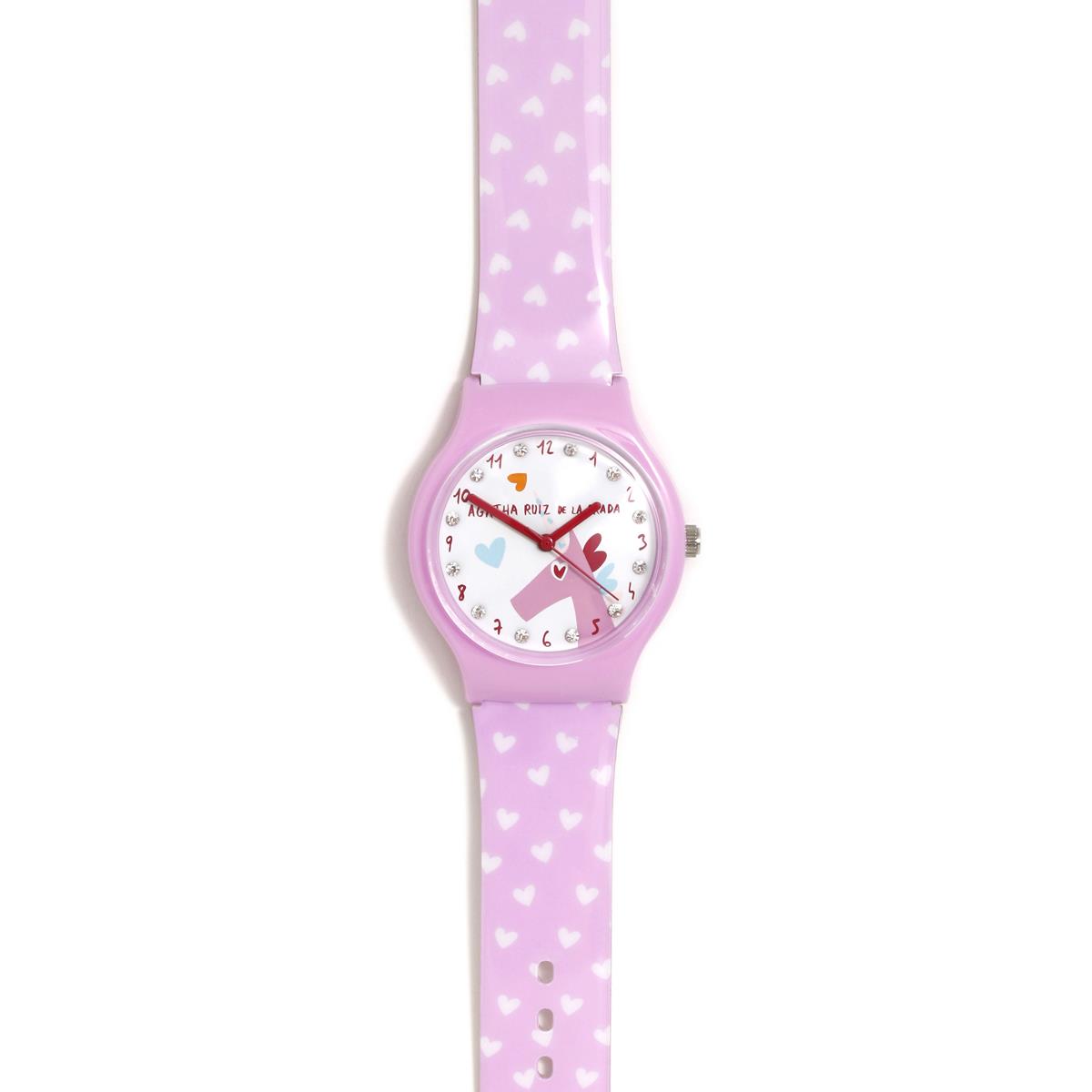 RELOJ FLIP UNICORNIO CIRCONITAS