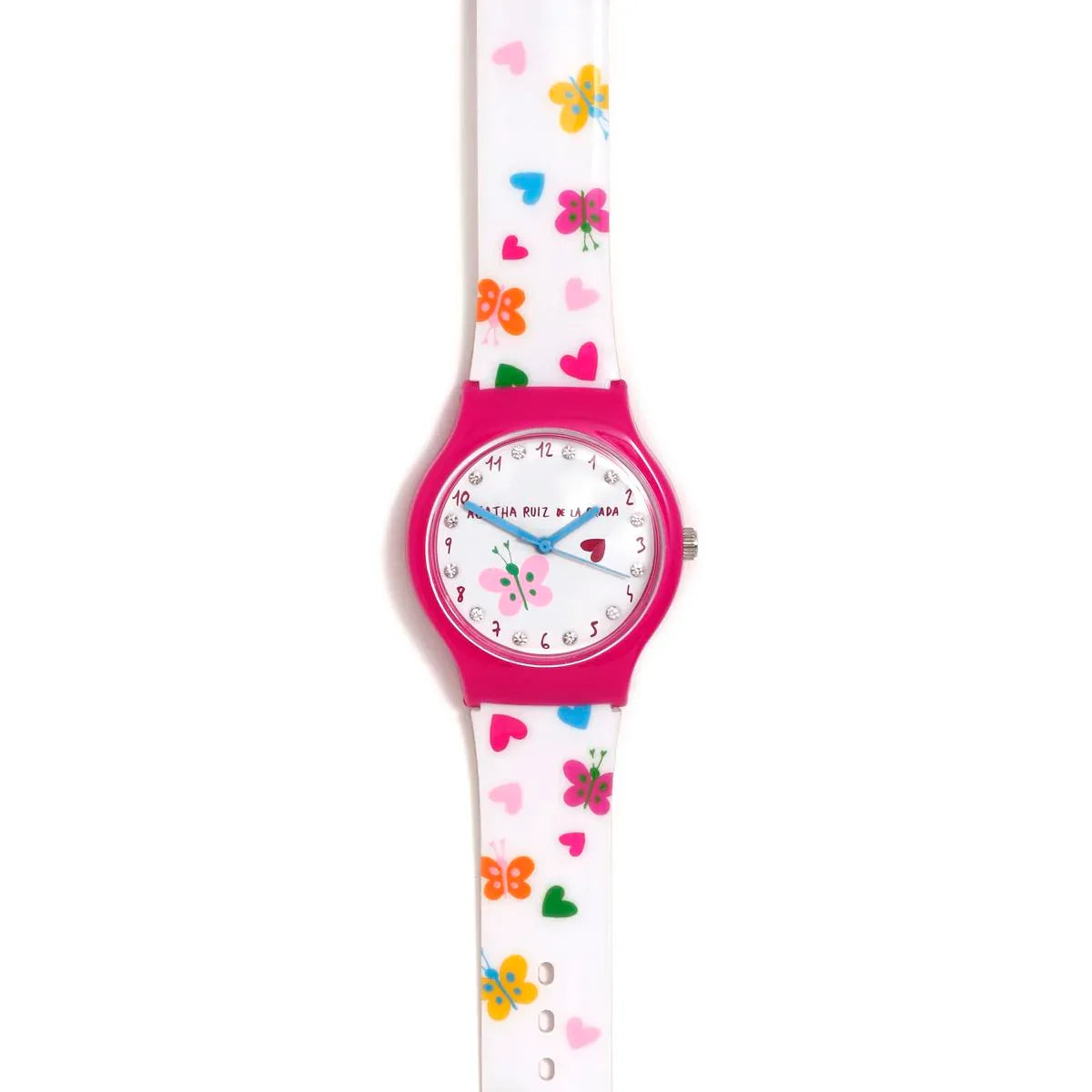 RELOJ FLIP MARIPOSAS CIRCONITAS - Agatha Ruiz de la Prada