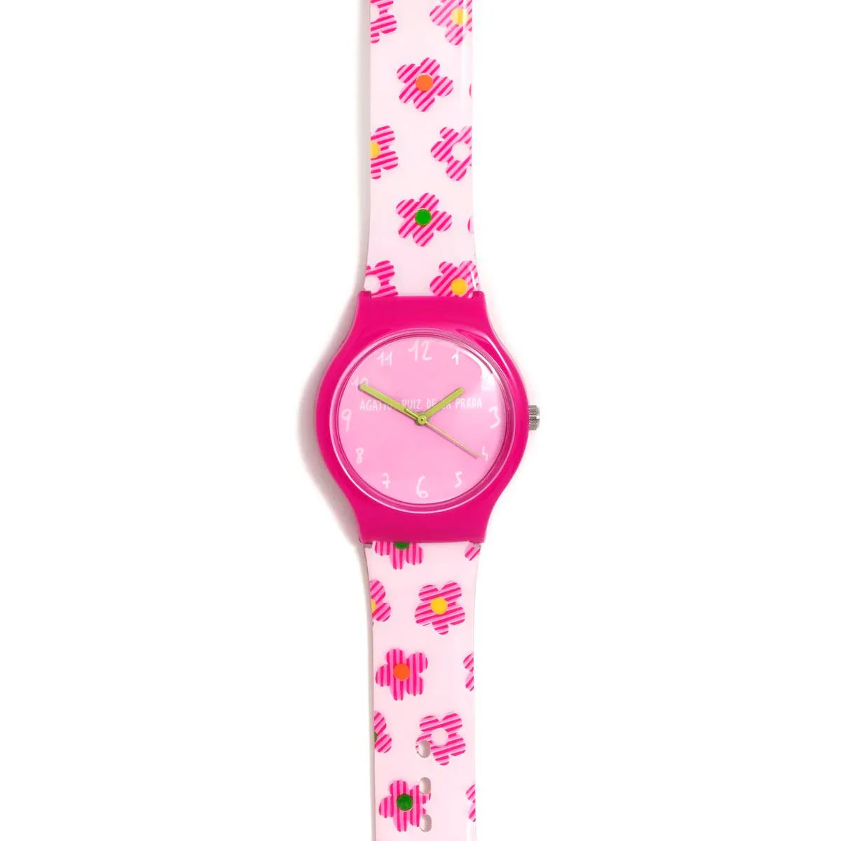 RELOJ FLIP FLORECITAS RALLADAS - Agatha Ruiz de la Prada