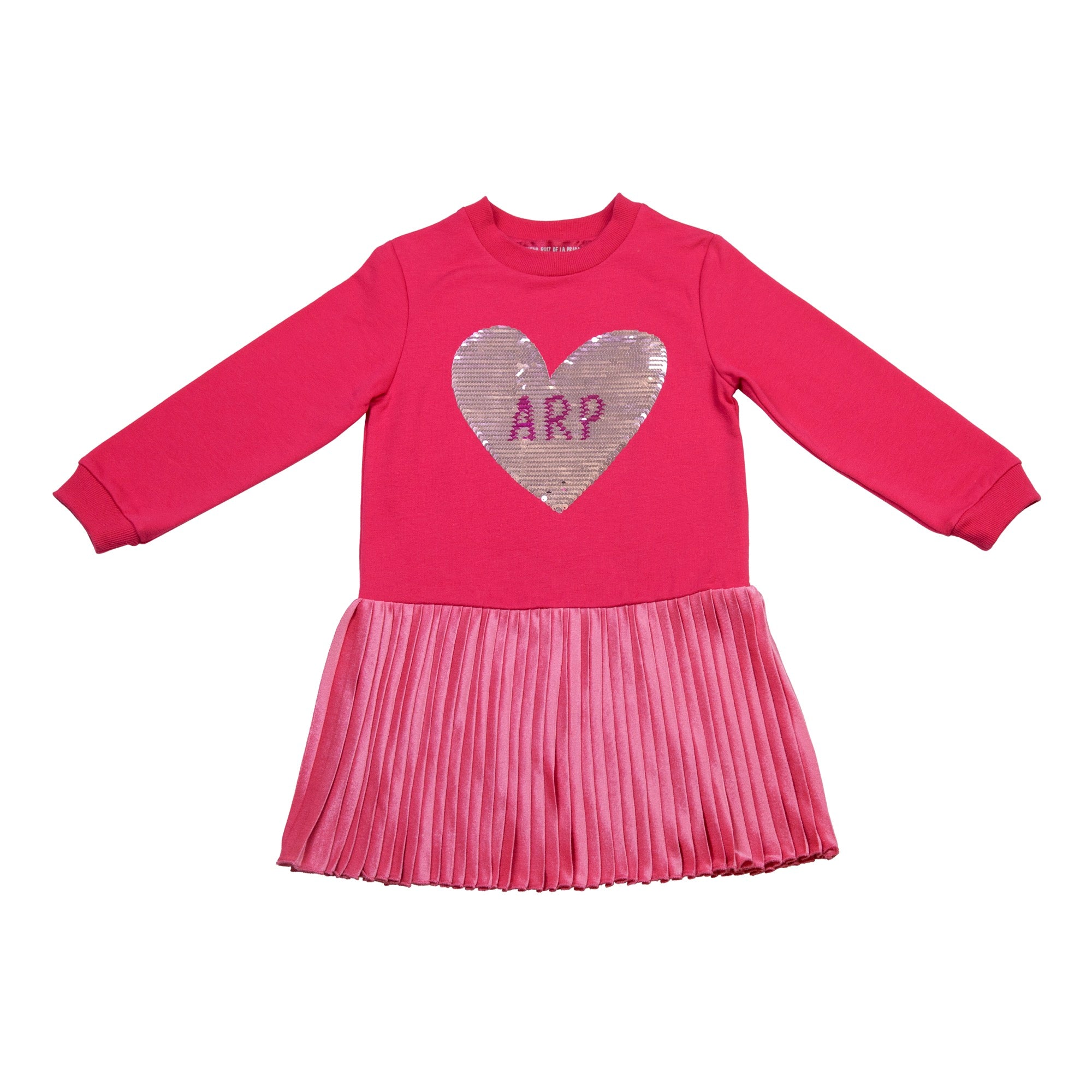 VESTIDO FUCSIA CORAZON