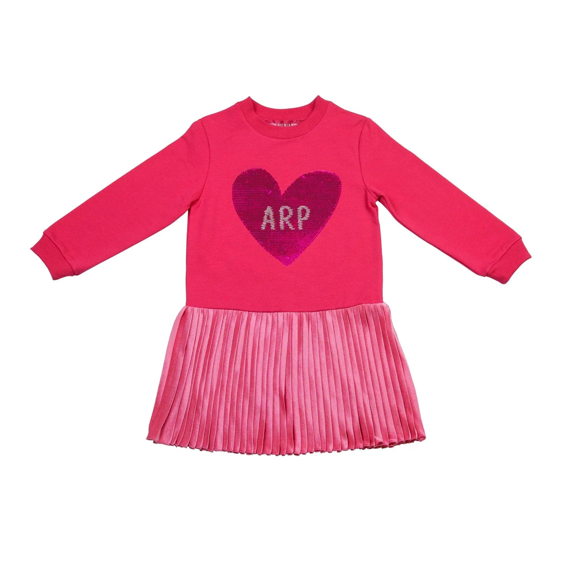 VESTIDO FUCSIA CORAZON - Agatha Ruiz de la Prada