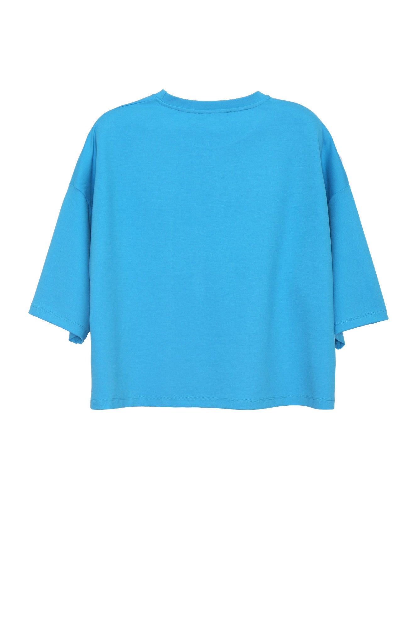 CAMISETA OVERSIZE TURQUESA ARP AMARILLO