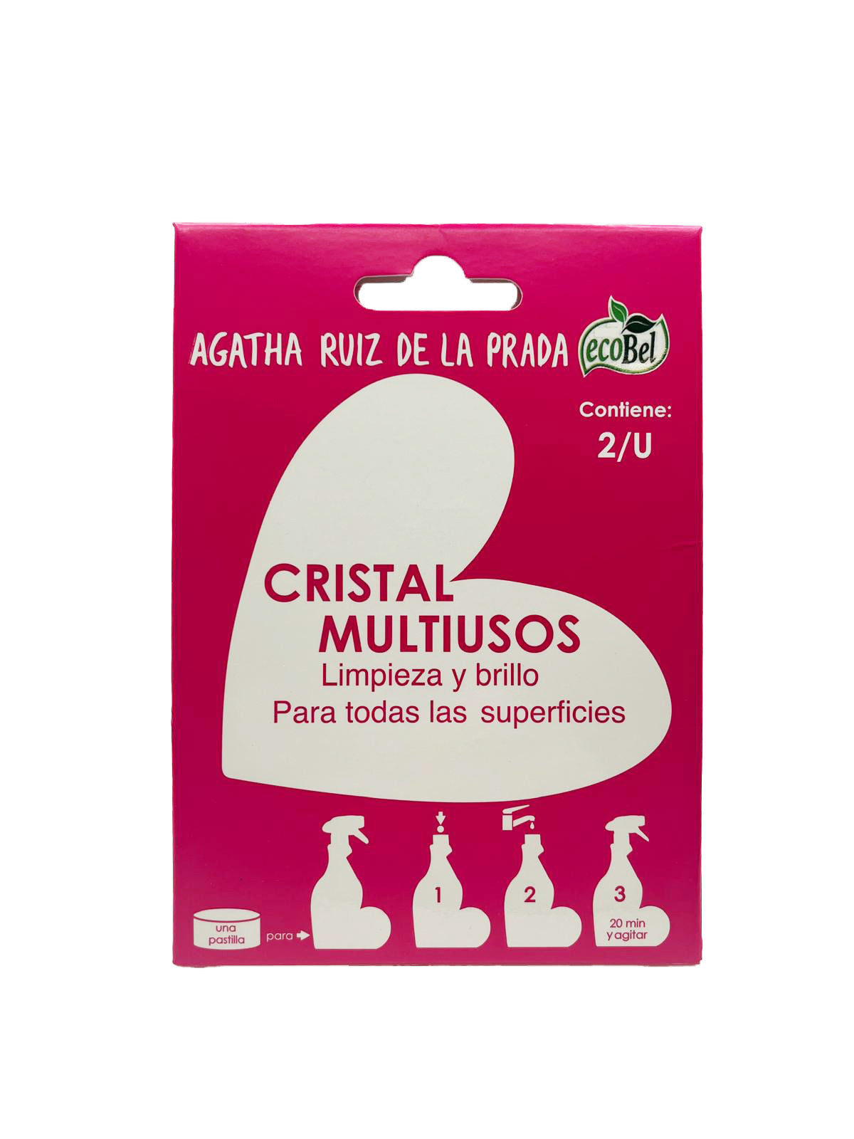 CAJA 2 PASTILLAS CRISTAL MULTIUSOS