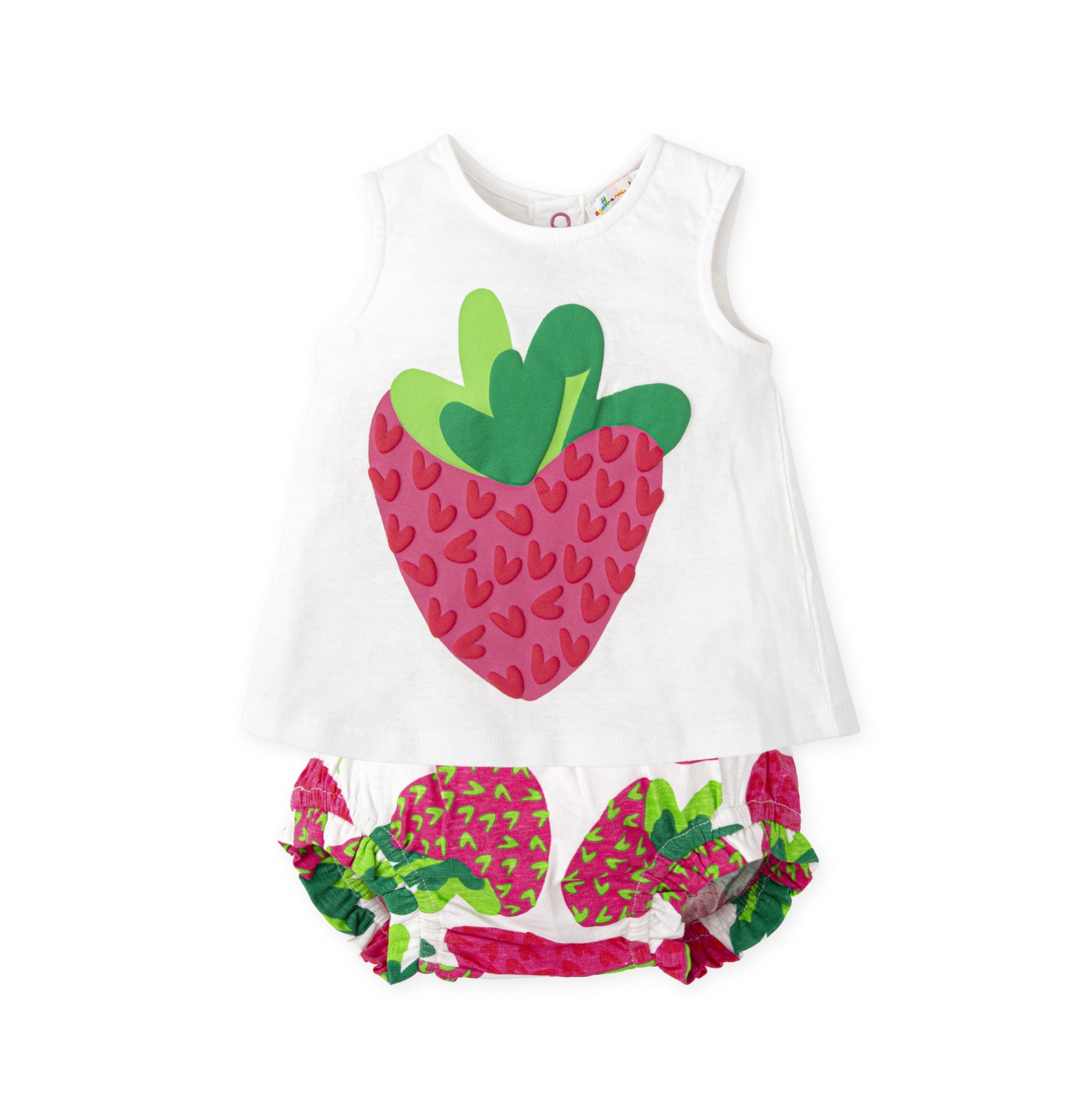 VESTIDO FRESA BLANCO CON BRAGUITA