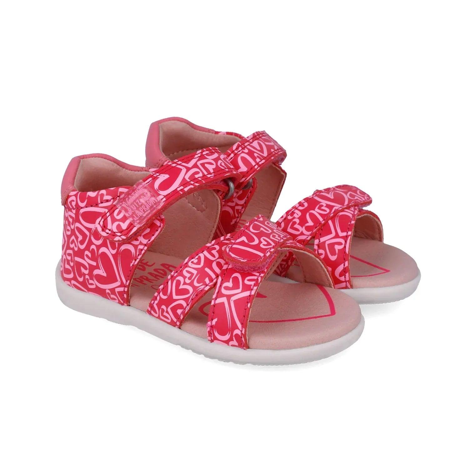 SANDALIA FUCSIA ESTAMPADA - Agatha Ruiz de la Prada