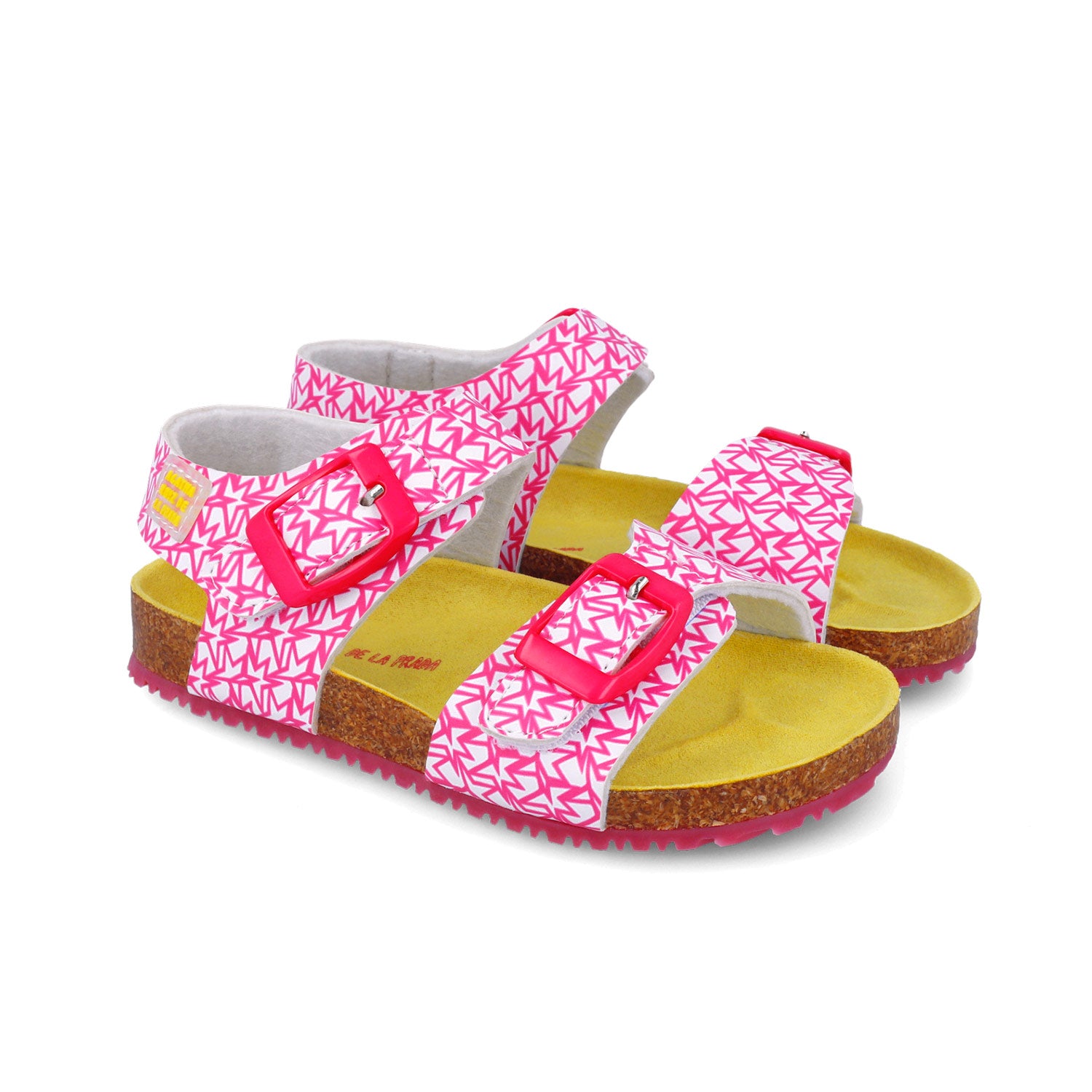 SANDALIAS FUCSIA VICHY