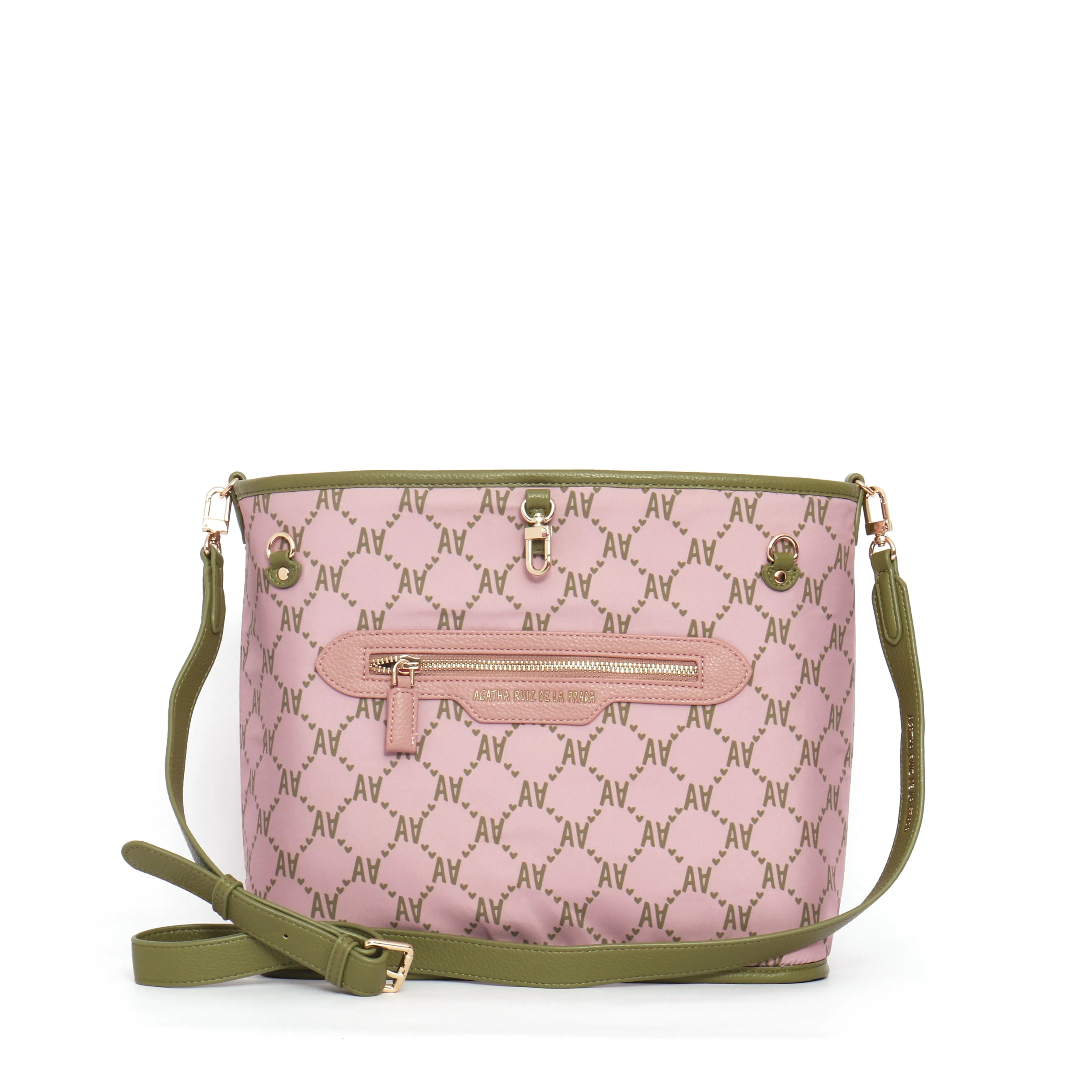 SHOPPER REVERSIBLE GREEN CONTRAST