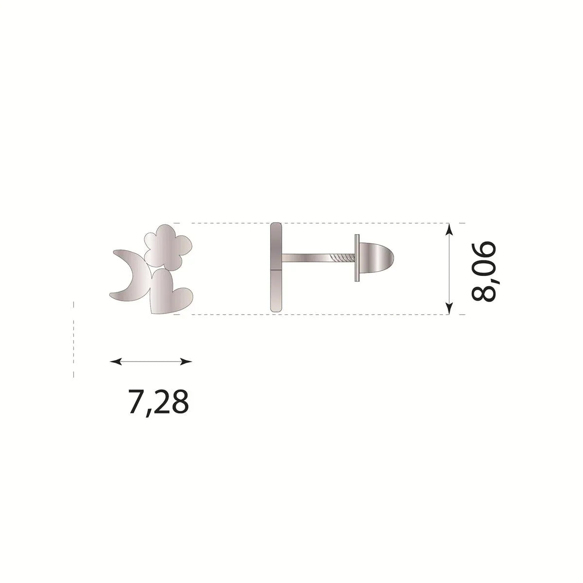 MINICHARM ROSCA TRIO LUNA MULTICOLOR - Agatha Ruiz de la Prada