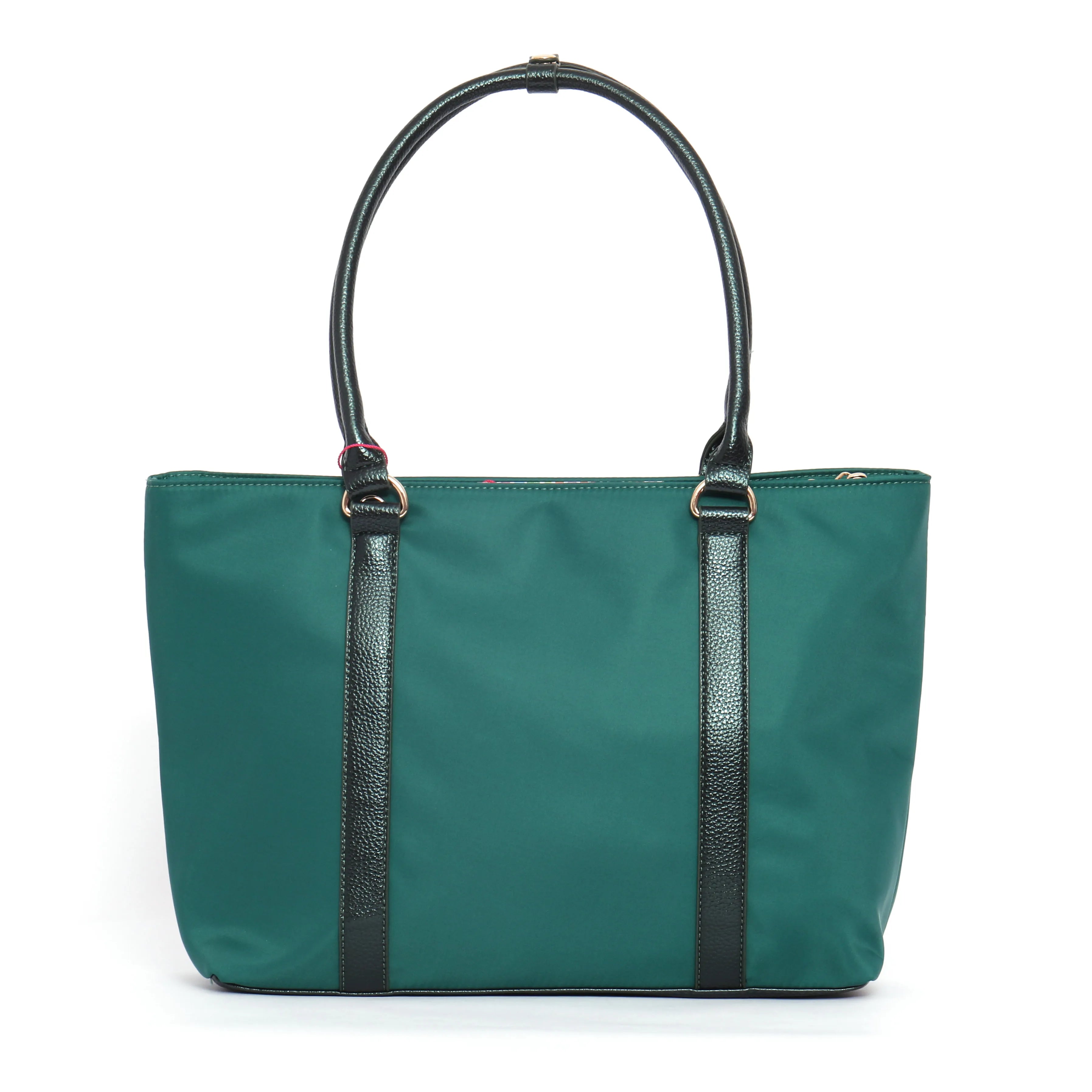 SHOPPER NYLON METALIZADO VERDE