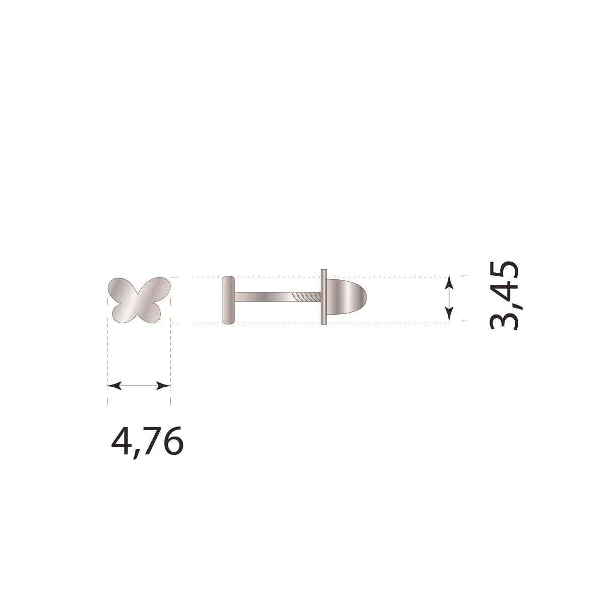 MINICHARM ROSCA MARIPOSA MALVA - Agatha Ruiz de la Prada