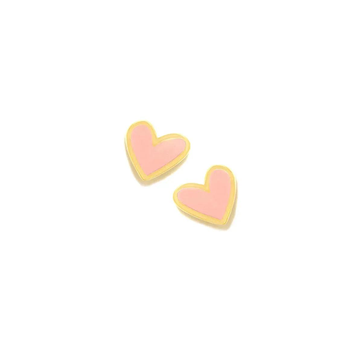 PEND ROSA CORAZON BAÑO ORO BEBÉ - Agatha Ruiz de la Prada