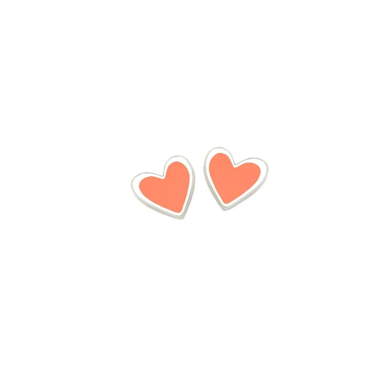 PENDIENTES CORAL PASTEL CORAZON - Agatha Ruiz de la Prada
