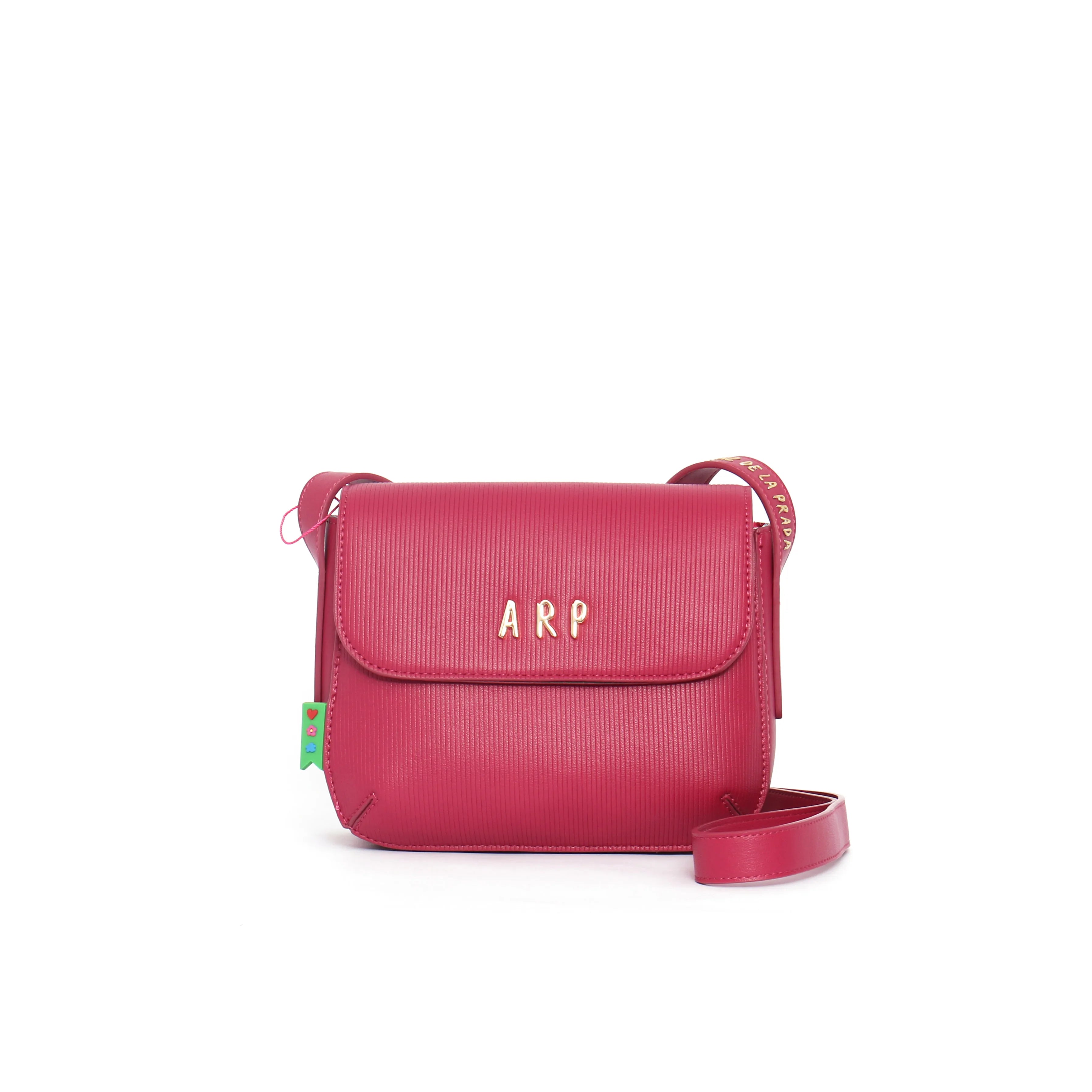 Bandoulière ARP gravée rose