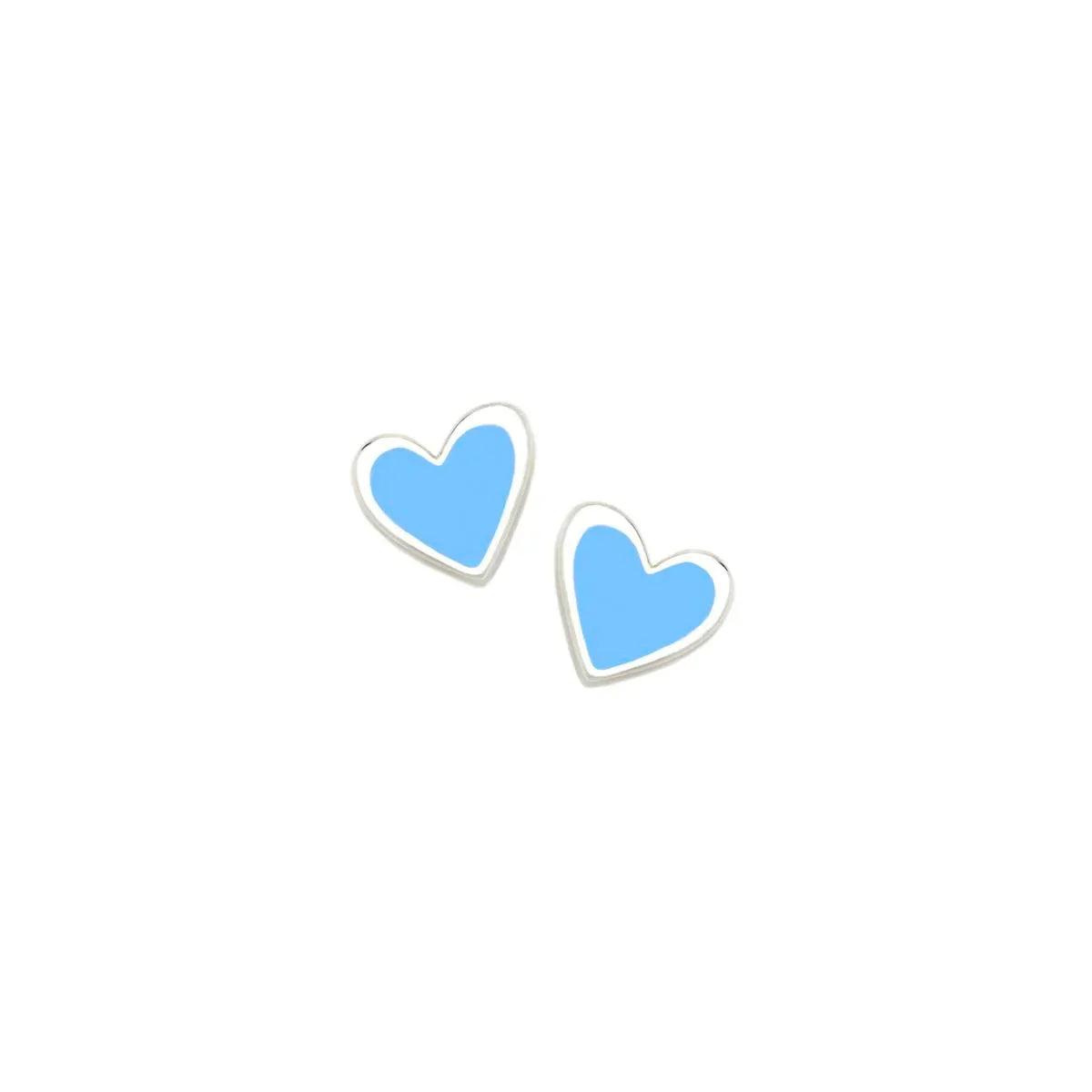 PENDIENTES AZUL CORAZON - Agatha Ruiz de la Prada
