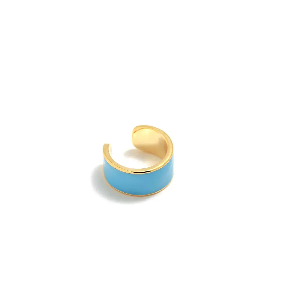 EARCUFF VITOLA AZUL BAÑO ORO - Agatha Ruiz de la Prada