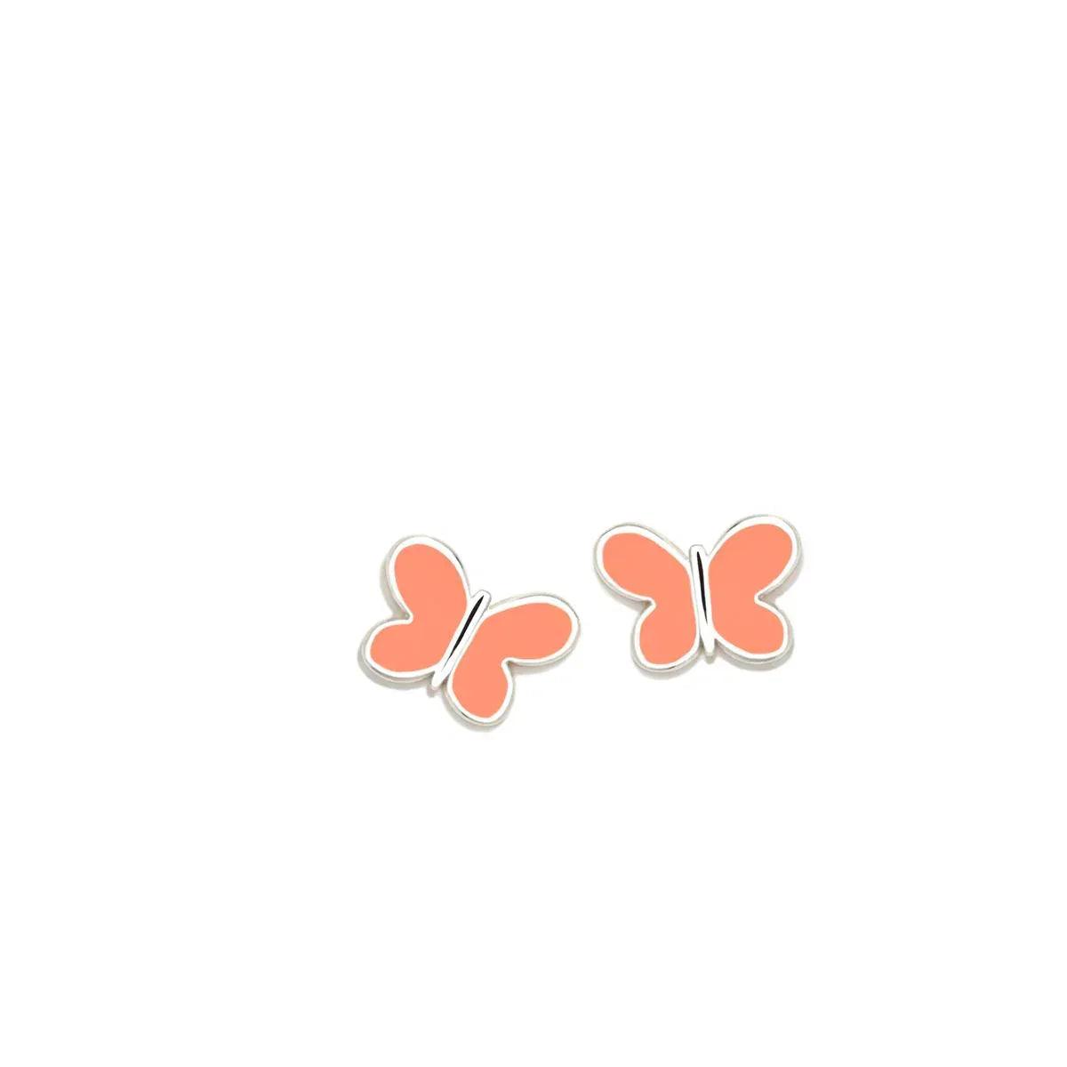 PENDIENTES CORAL PASTEL MARIPOSA - Agatha Ruiz de la Prada