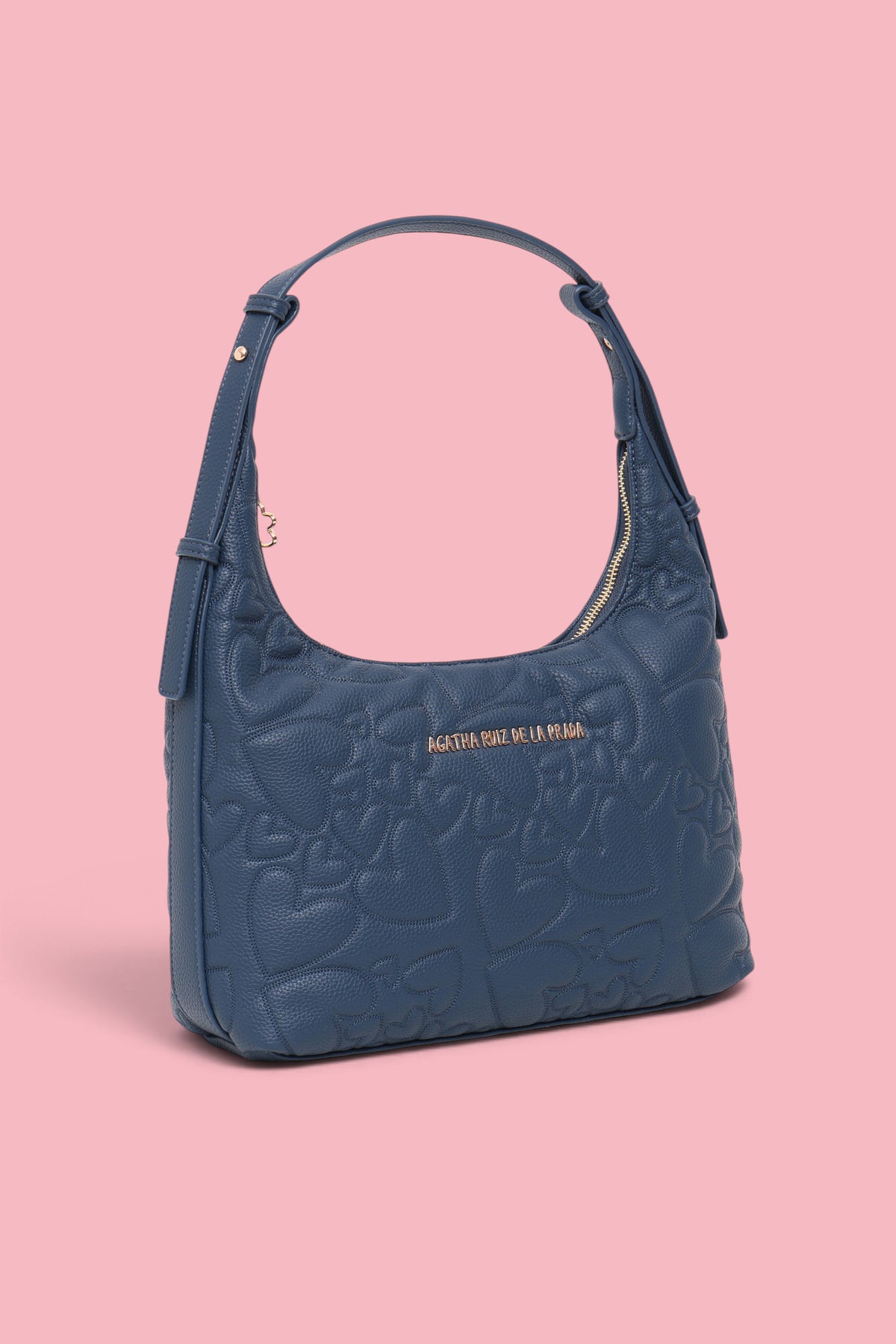 SAC HOBO CŒURS BLEU