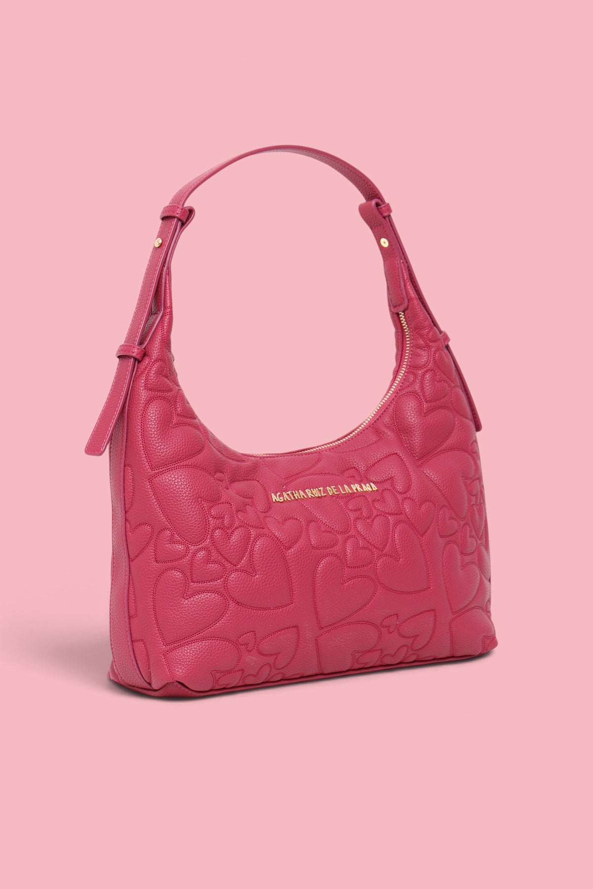 SAC HOBO CŒURS VIOLET