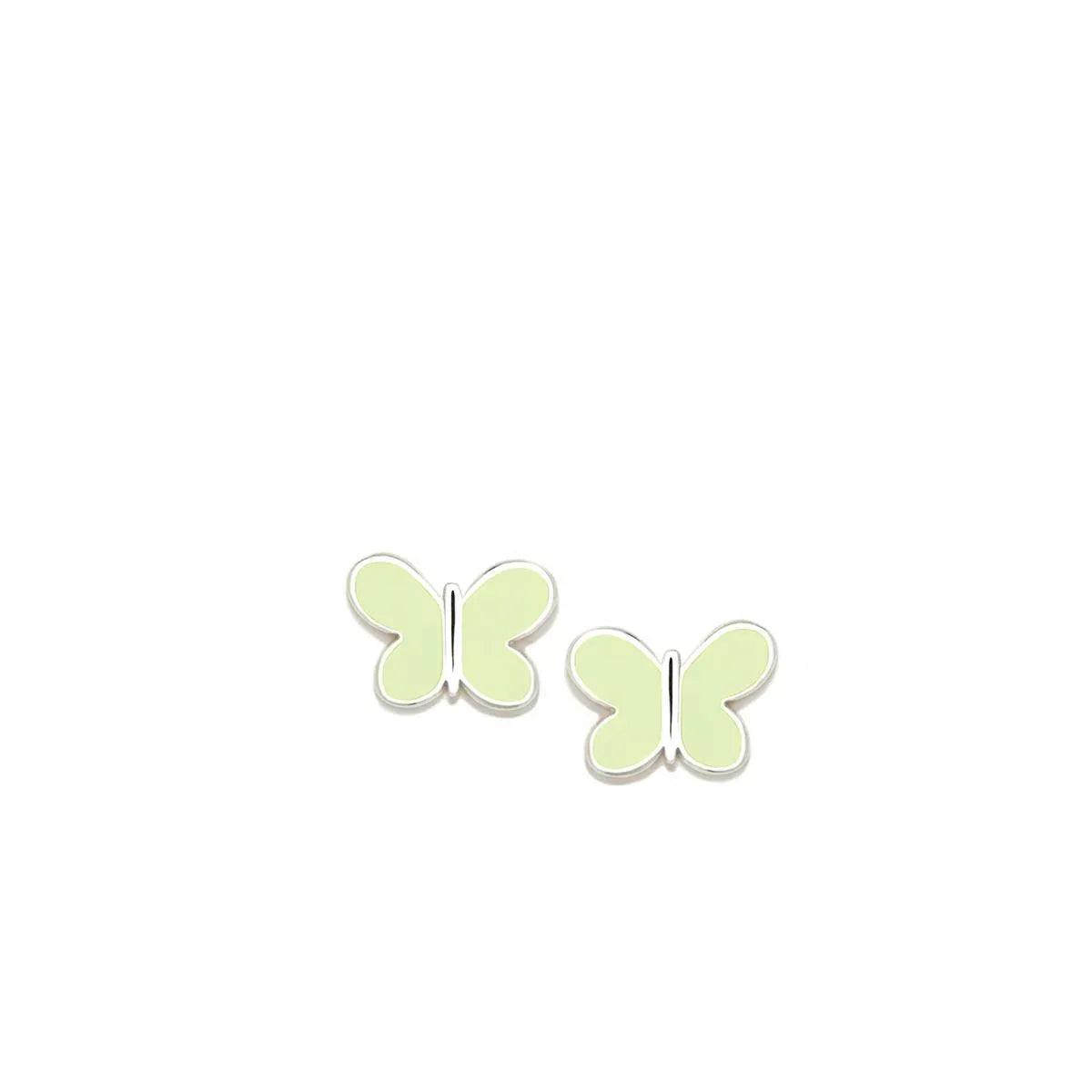 PENDIENTES VERDE PASTEL MARIPOSAS - Agatha Ruiz de la Prada