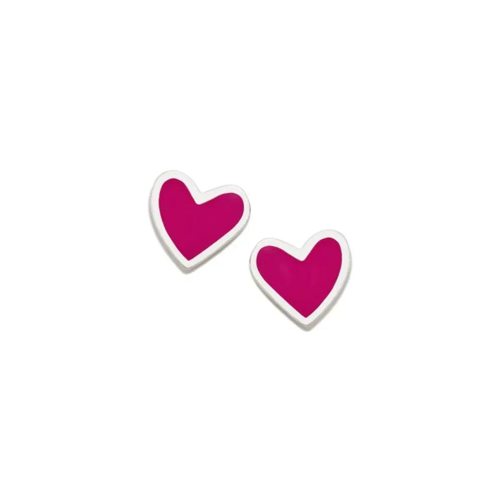 PENDIENTES FUCSIA CORAZON - Agatha Ruiz de la Prada