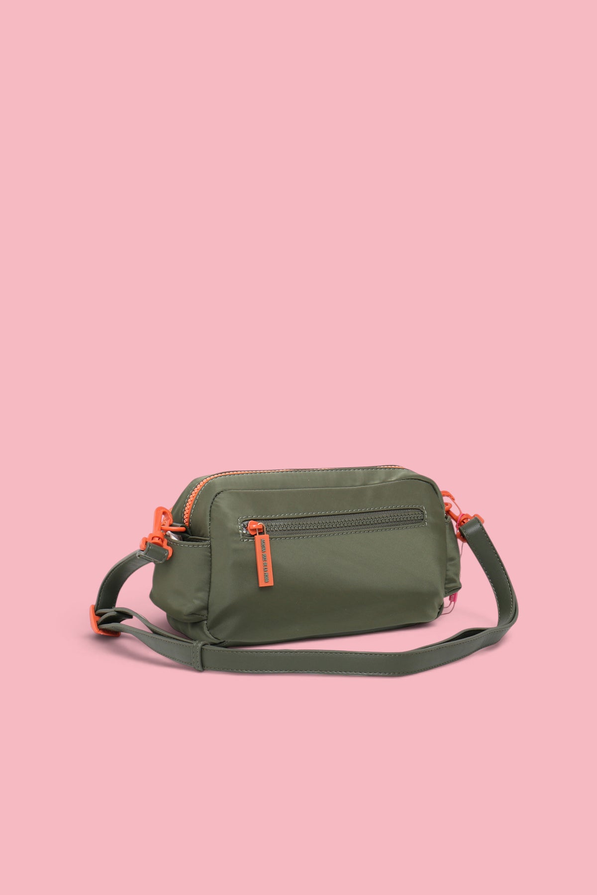 BANDOLERA NYLON BOLSILLOS VERDE
