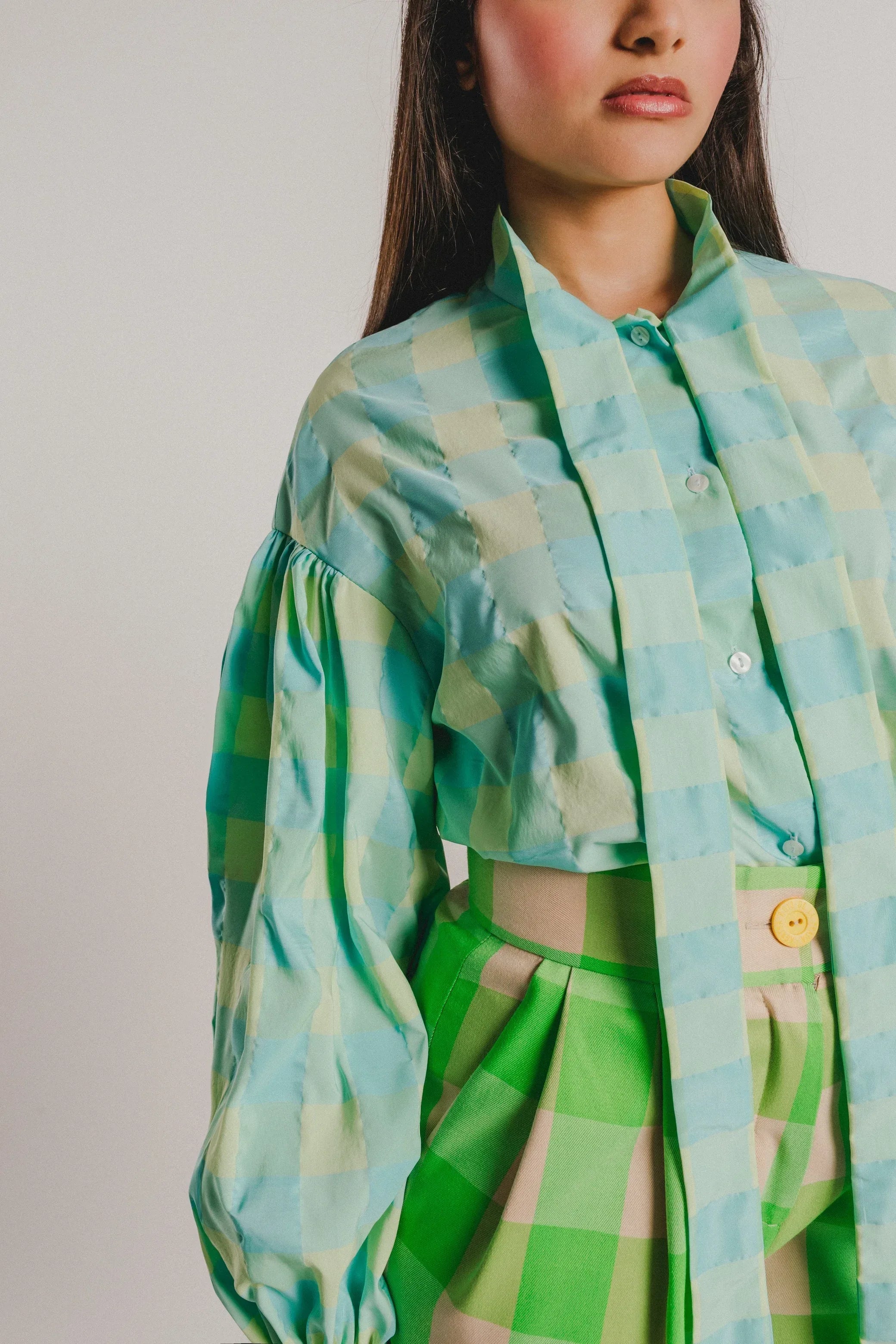 CAMISA LAZO VICHY - Agatha Ruiz de la Prada