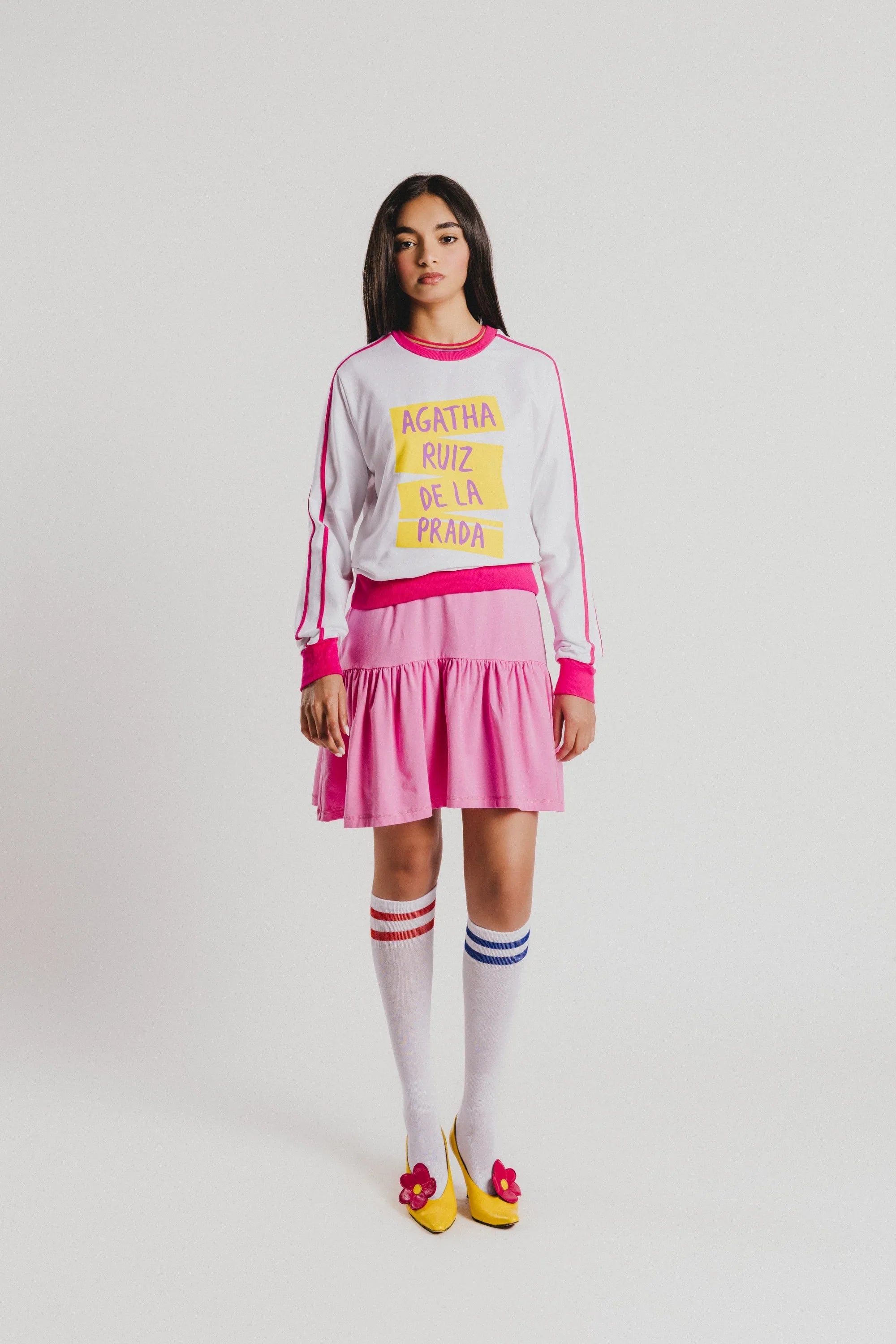 SUDADERA BLANCA ETIQUETAS ARP - Agatha Ruiz de la Prada