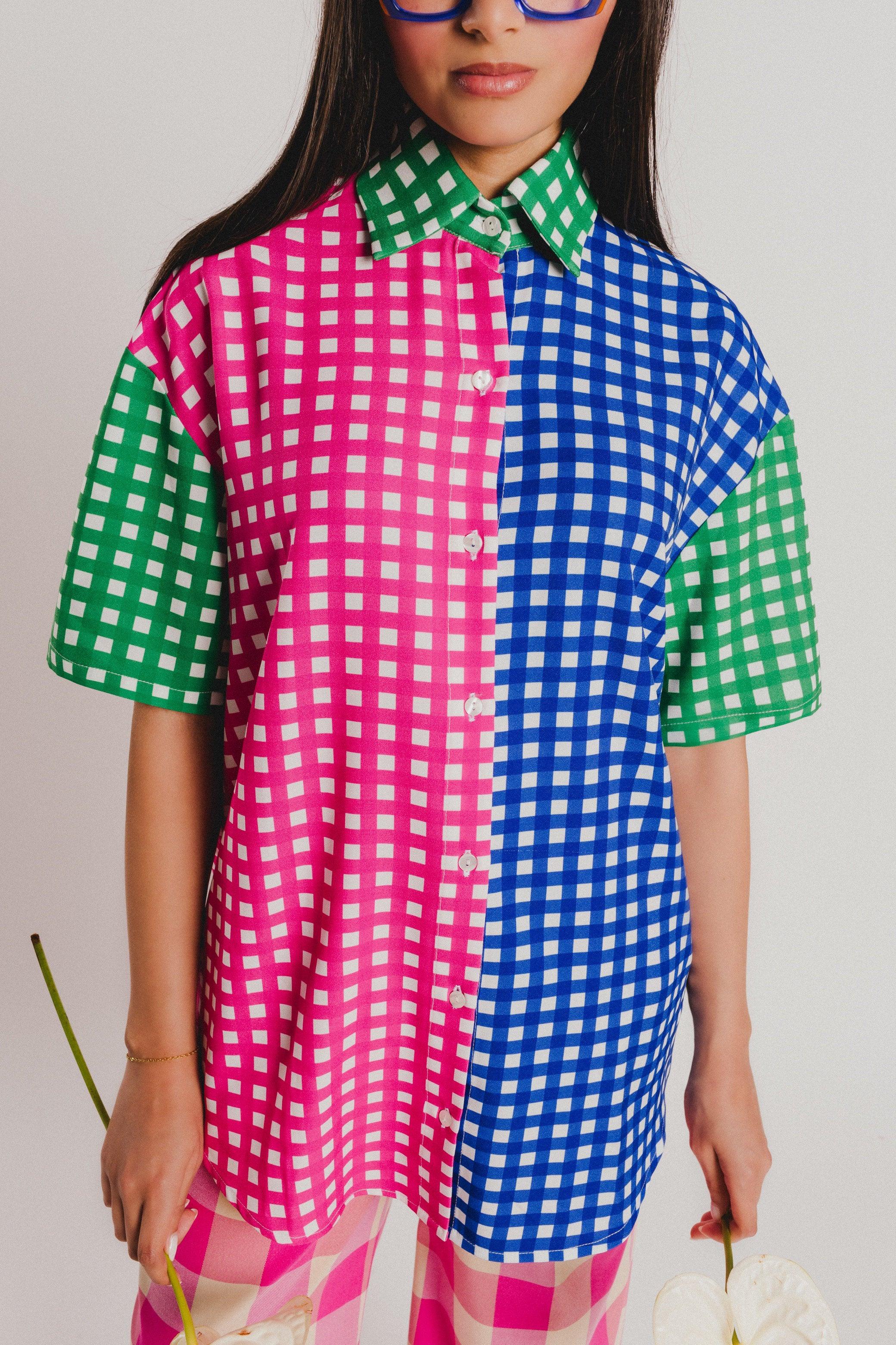 CAMISA VICHY 3 COLORES - Agatha Ruiz de la Prada