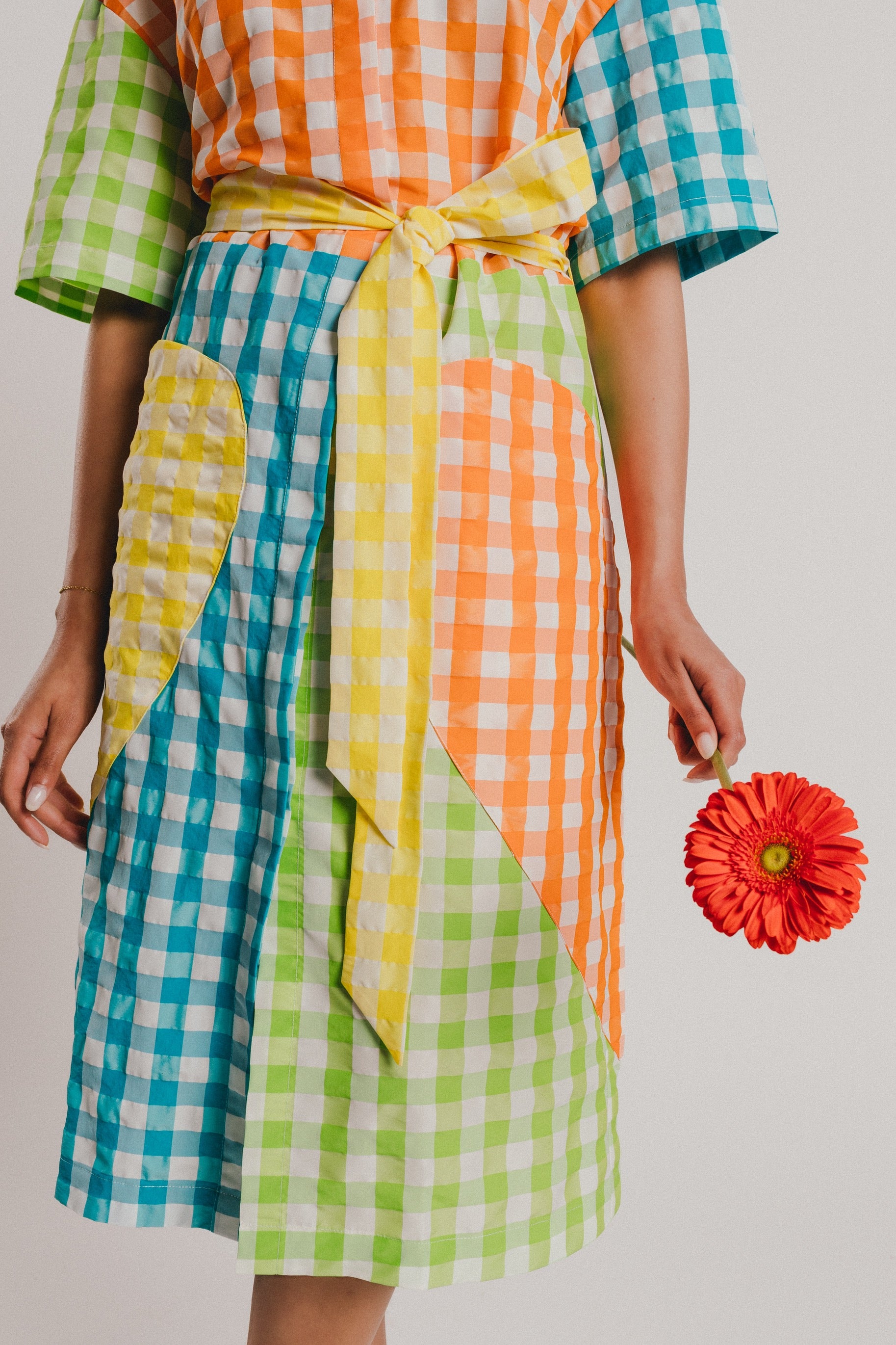 VESTIDO CAMISERO VICHY COLORES