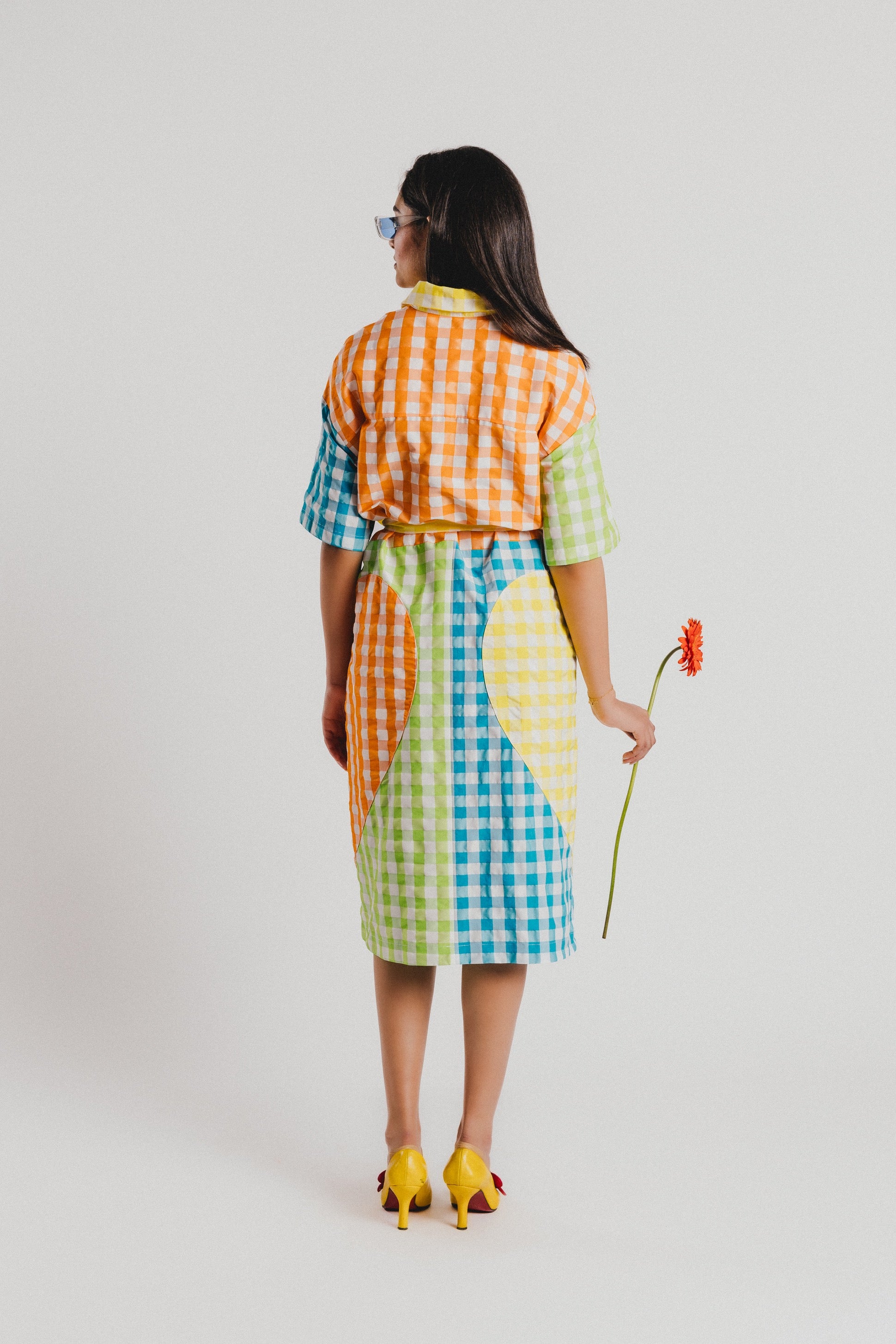 VESTIDO CAMISERO VICHY COLORES