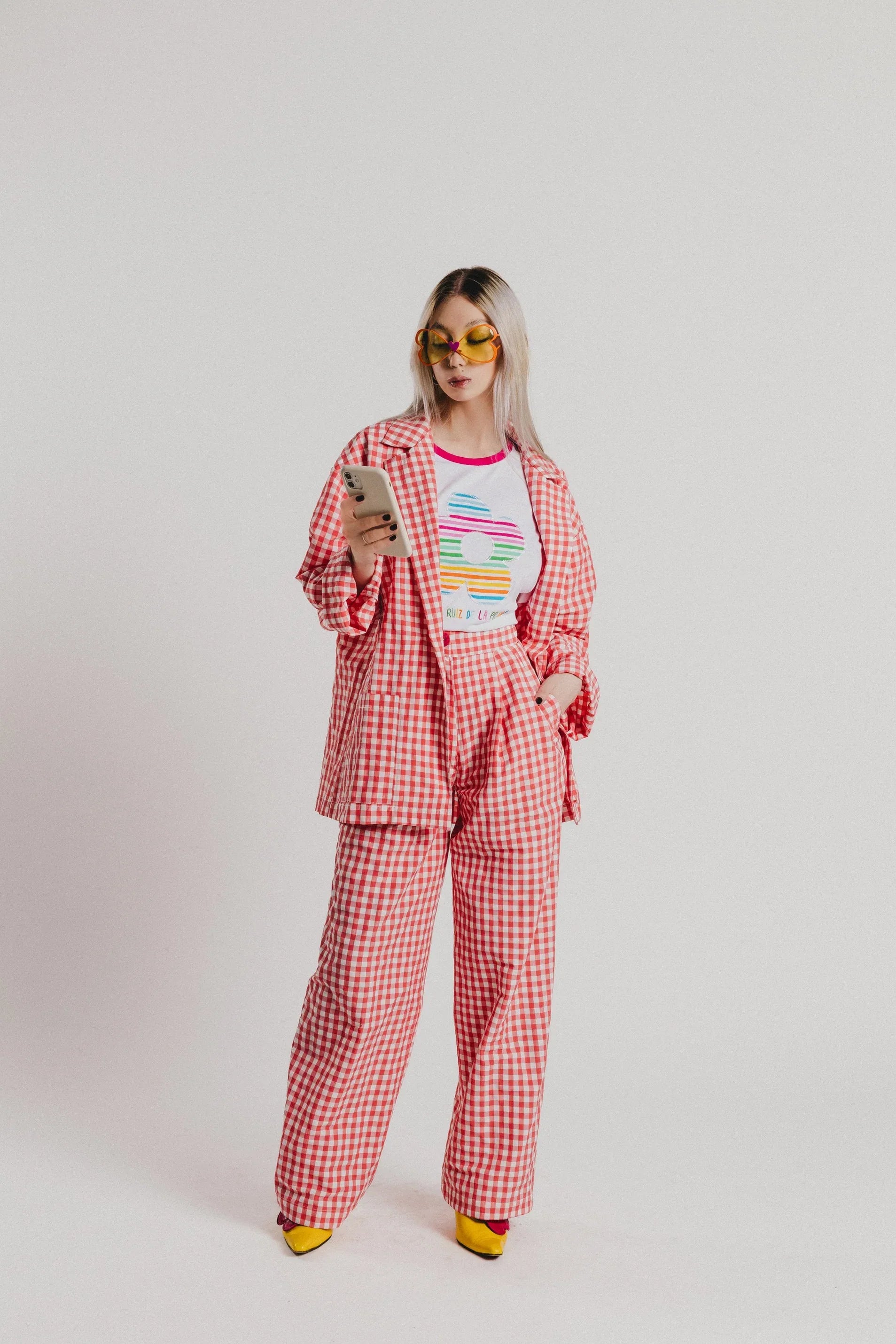 PANTALON VICHY ROJO - Agatha Ruiz de la Prada