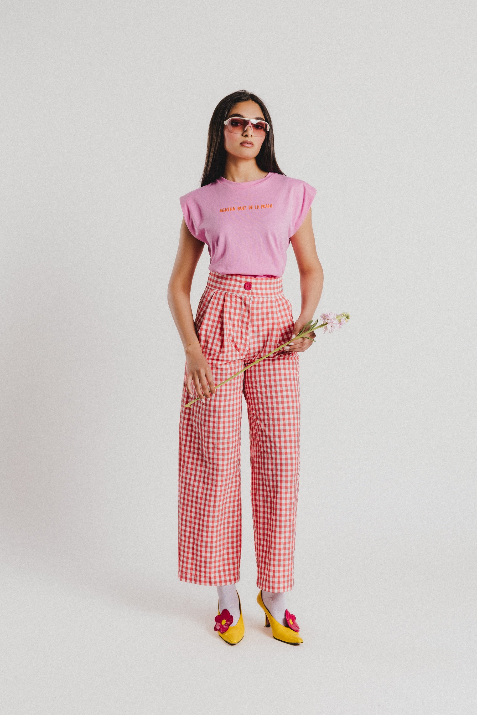 PANTALON VICHY ROJO - Agatha Ruiz de la Prada