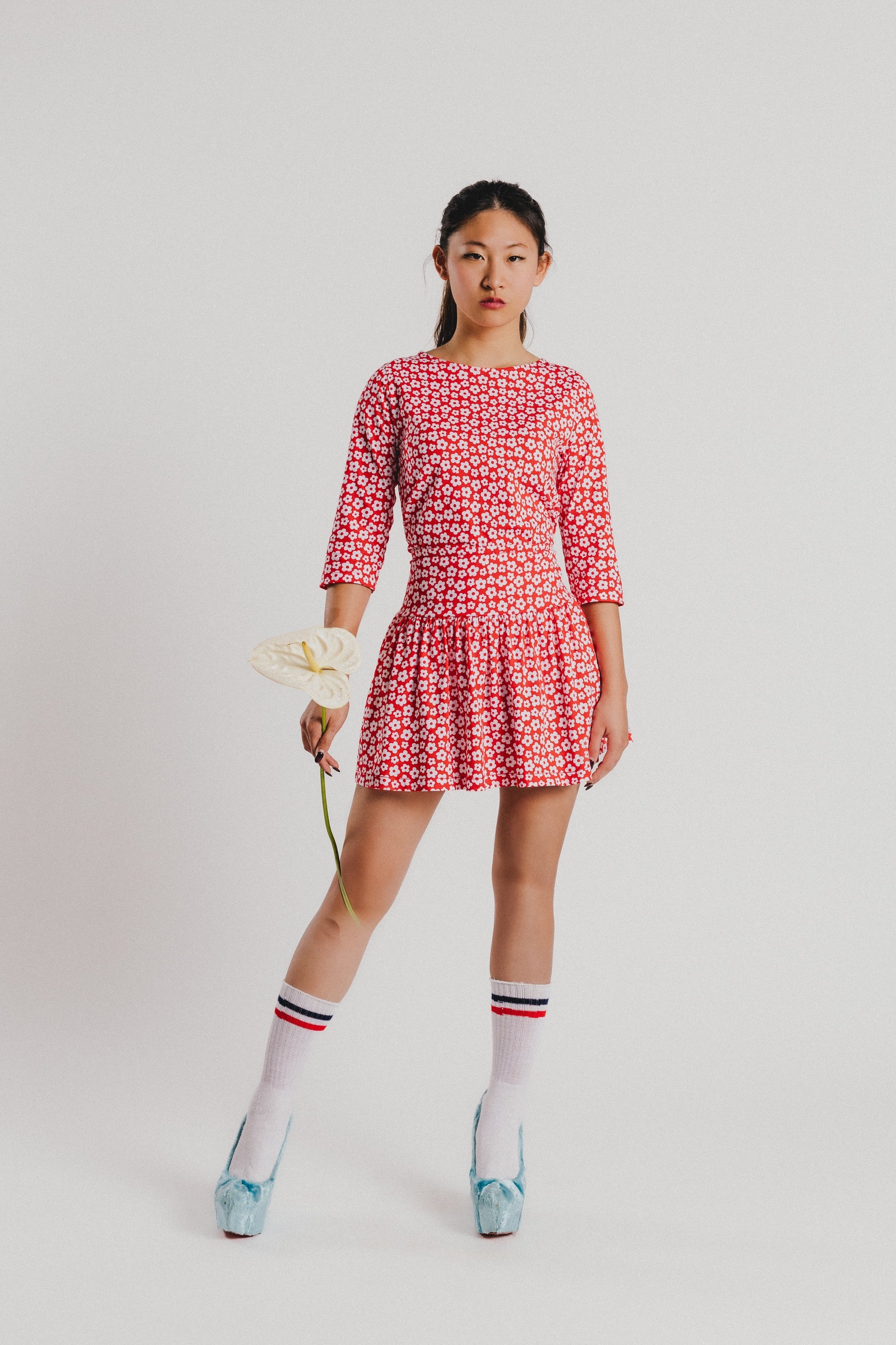 CAMISETA FLORES MANGA FRANCESA - Agatha Ruiz de la Prada