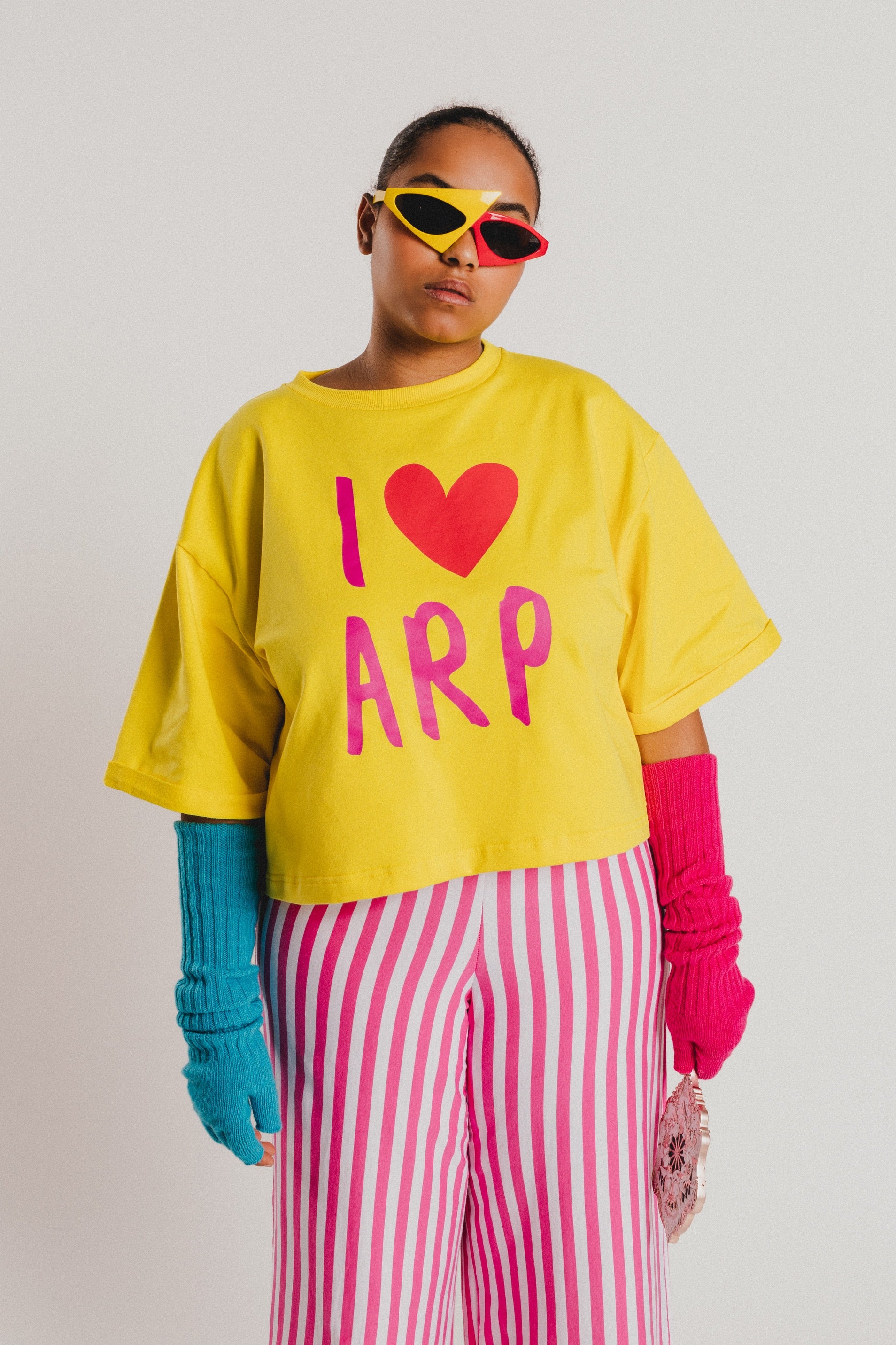 PANTALON CULOTTE RAYAS FUCSIA