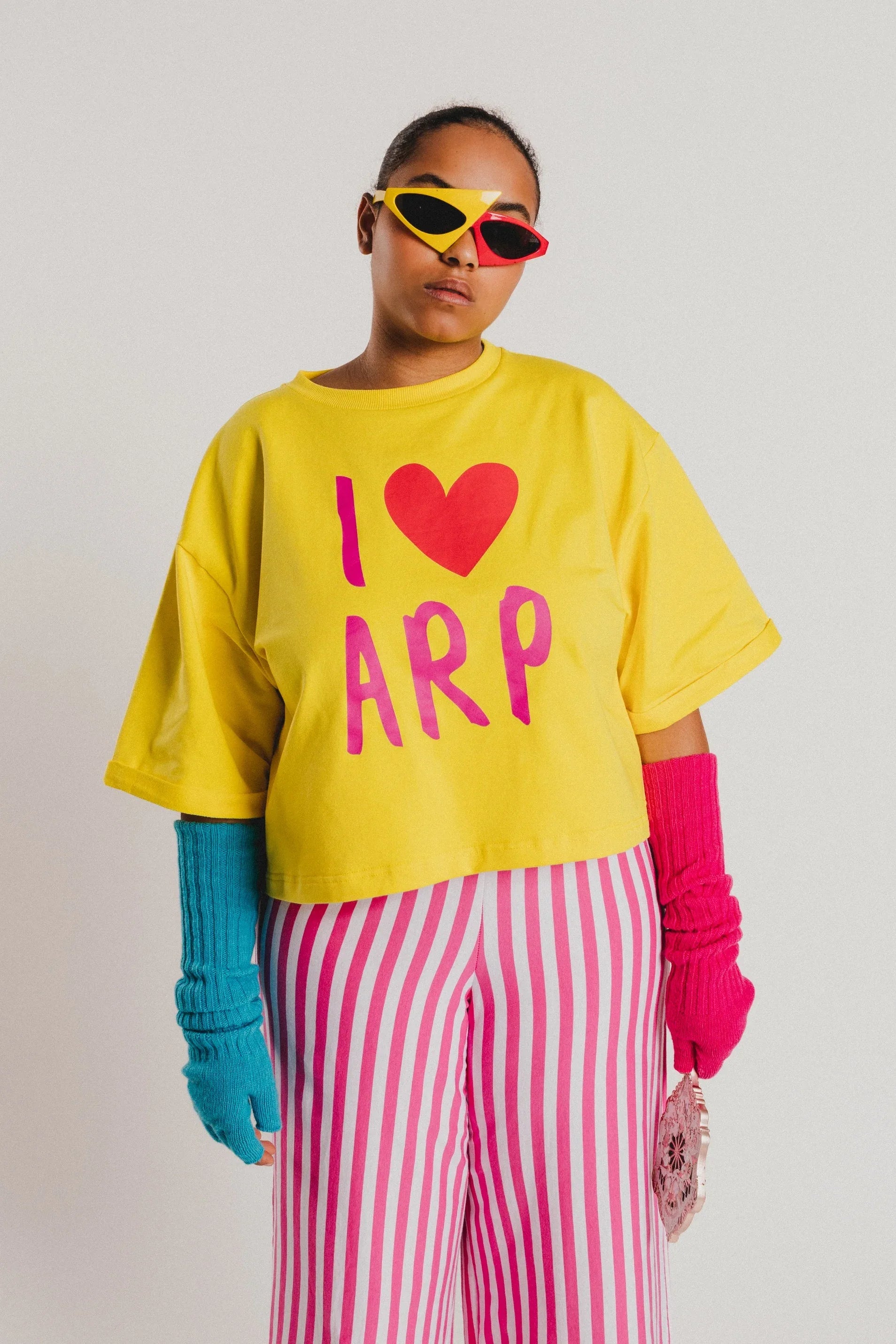 PANTALON CULOTTE RAYAS FUCSIA - Agatha Ruiz de la Prada