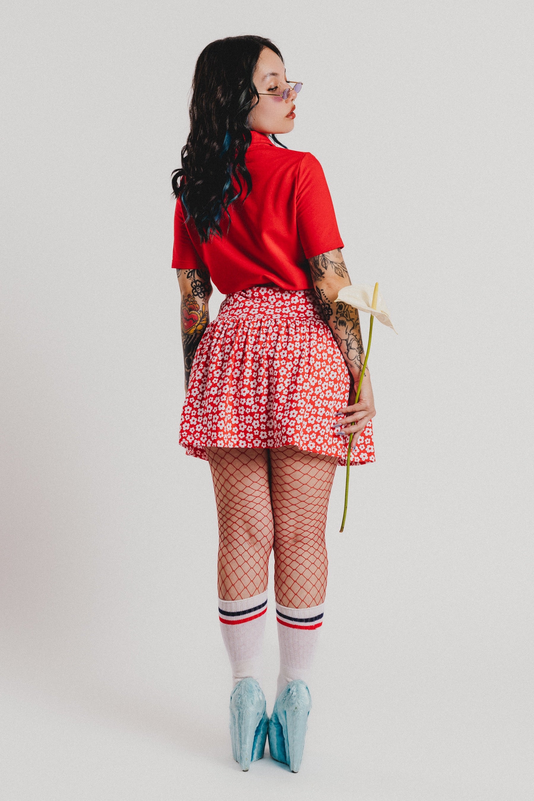 CAMISETA/POLO ROJO FLOR CREMALLERA - Agatha Ruiz de la Prada