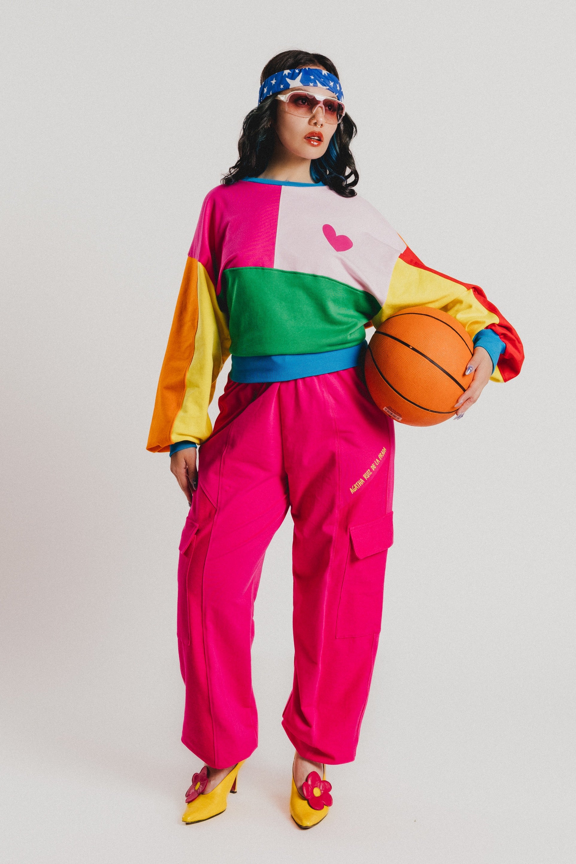 PANTALON CARGO FUCSIA