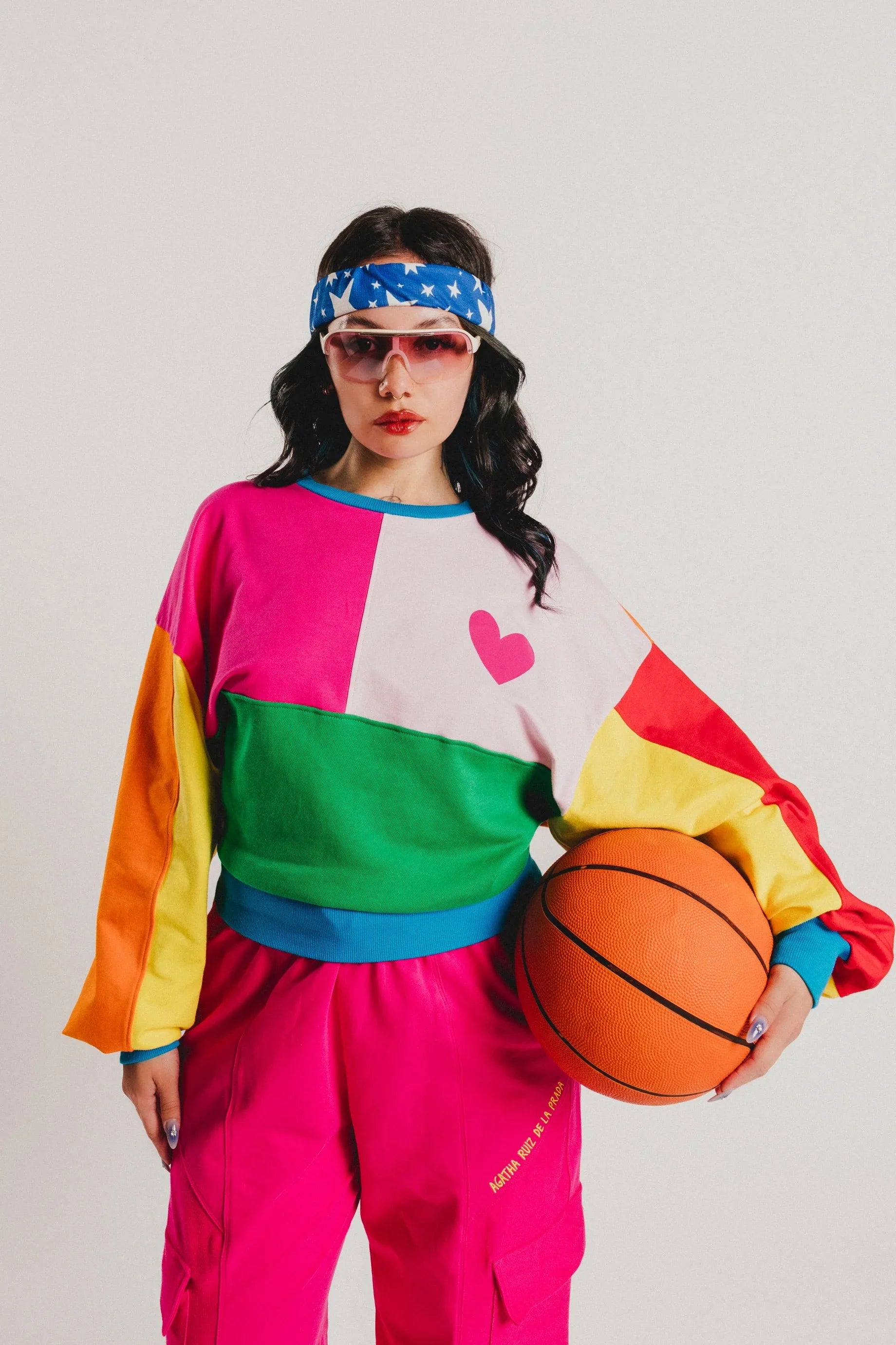 PANTALON CARGO FUCSIA - Agatha Ruiz de la Prada