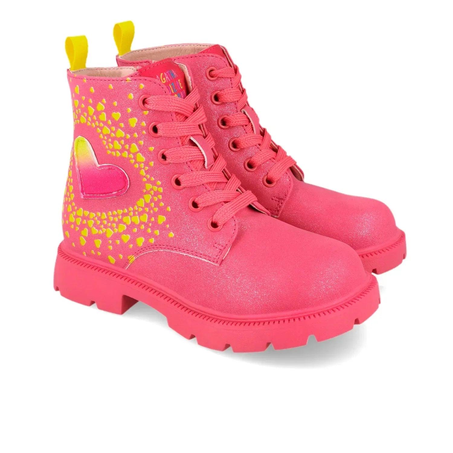 BOTA CORAZONES FUCSIA - Agatha Ruiz de la Prada