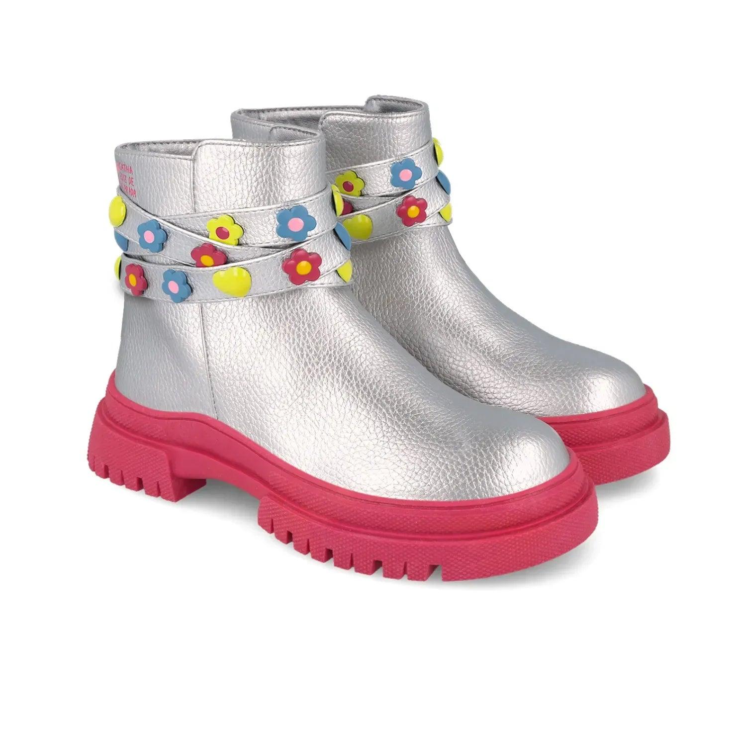 BOTA METALIZADA PLATA - Agatha Ruiz de la Prada