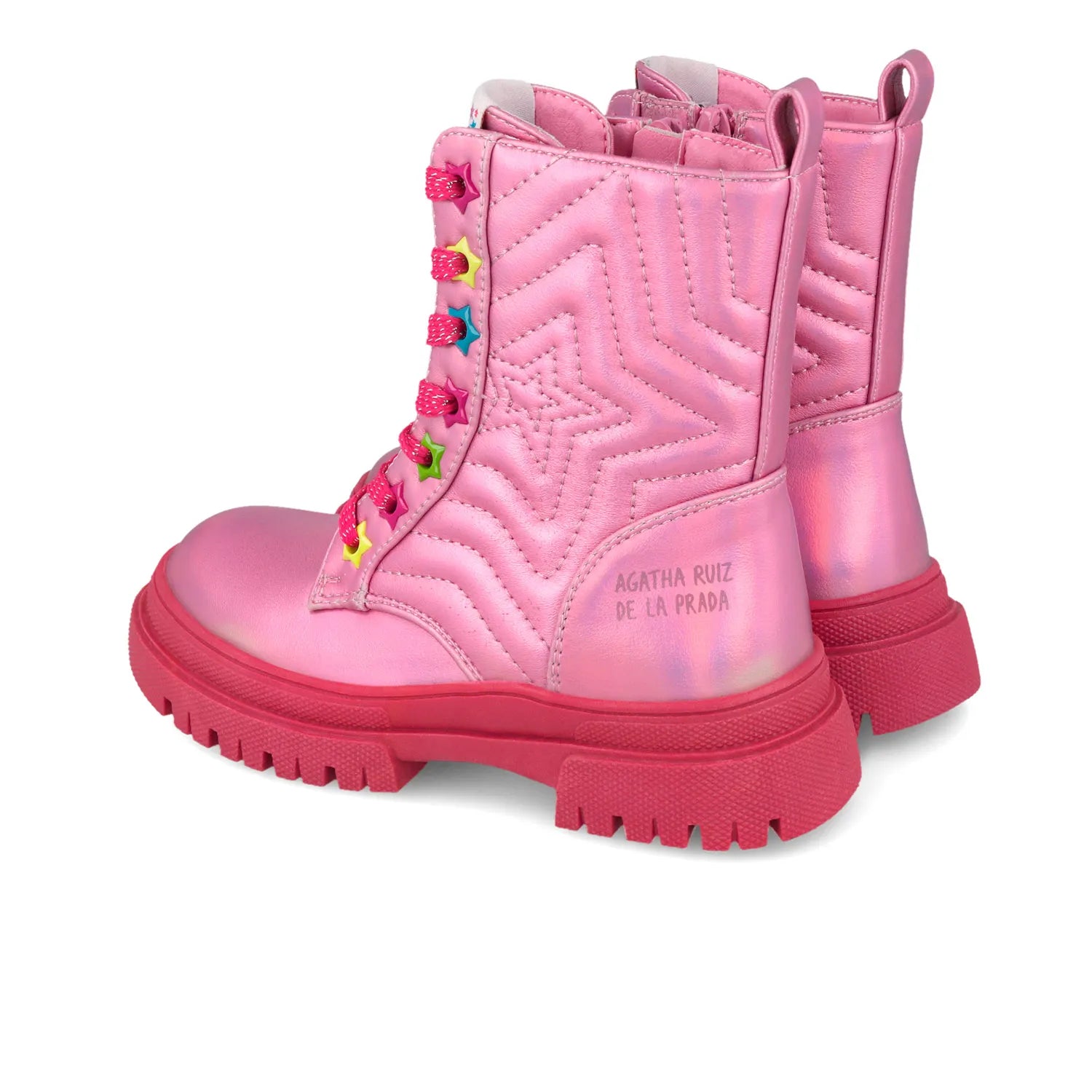 BOTA METALIZADA FUCSIA