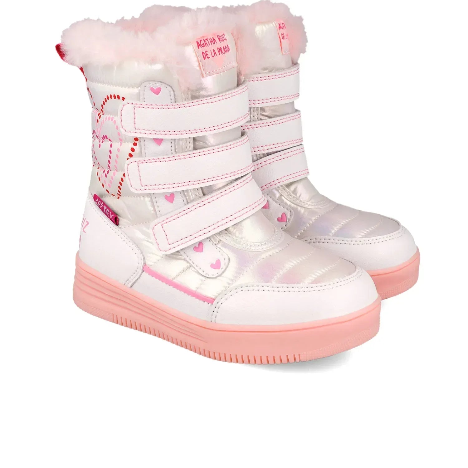 BOTA BLANCA APRESKI CORAZONES - Agatha Ruiz de la Prada